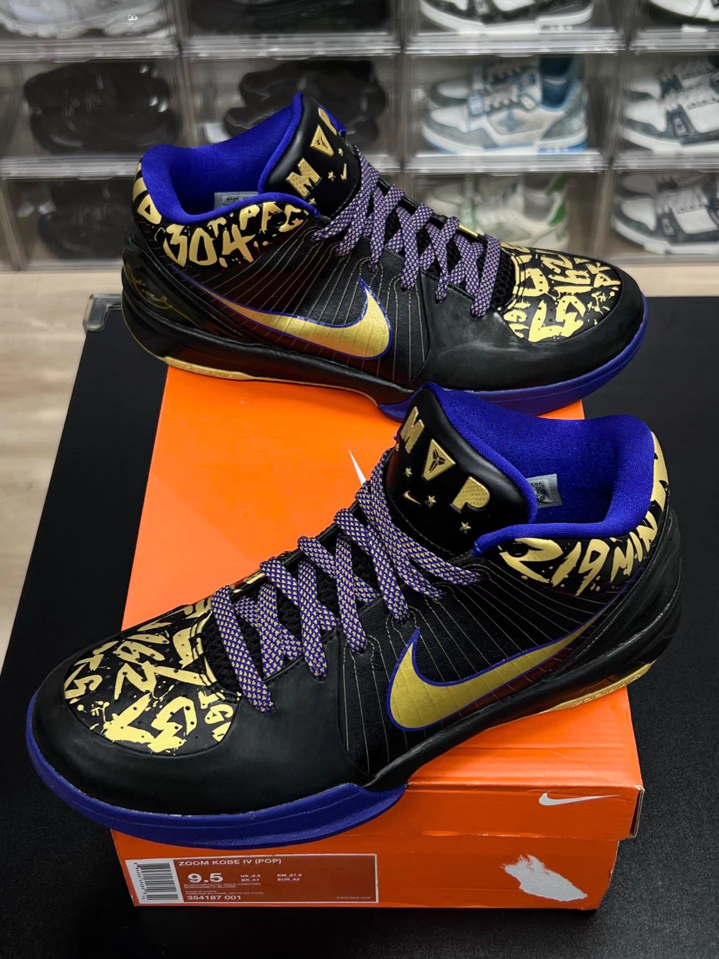 Nike NIKE Zoom Kobe 4 MVP Away Basketball Shoes K15 Size US 10 / EU 43 - 1 Thumbnail