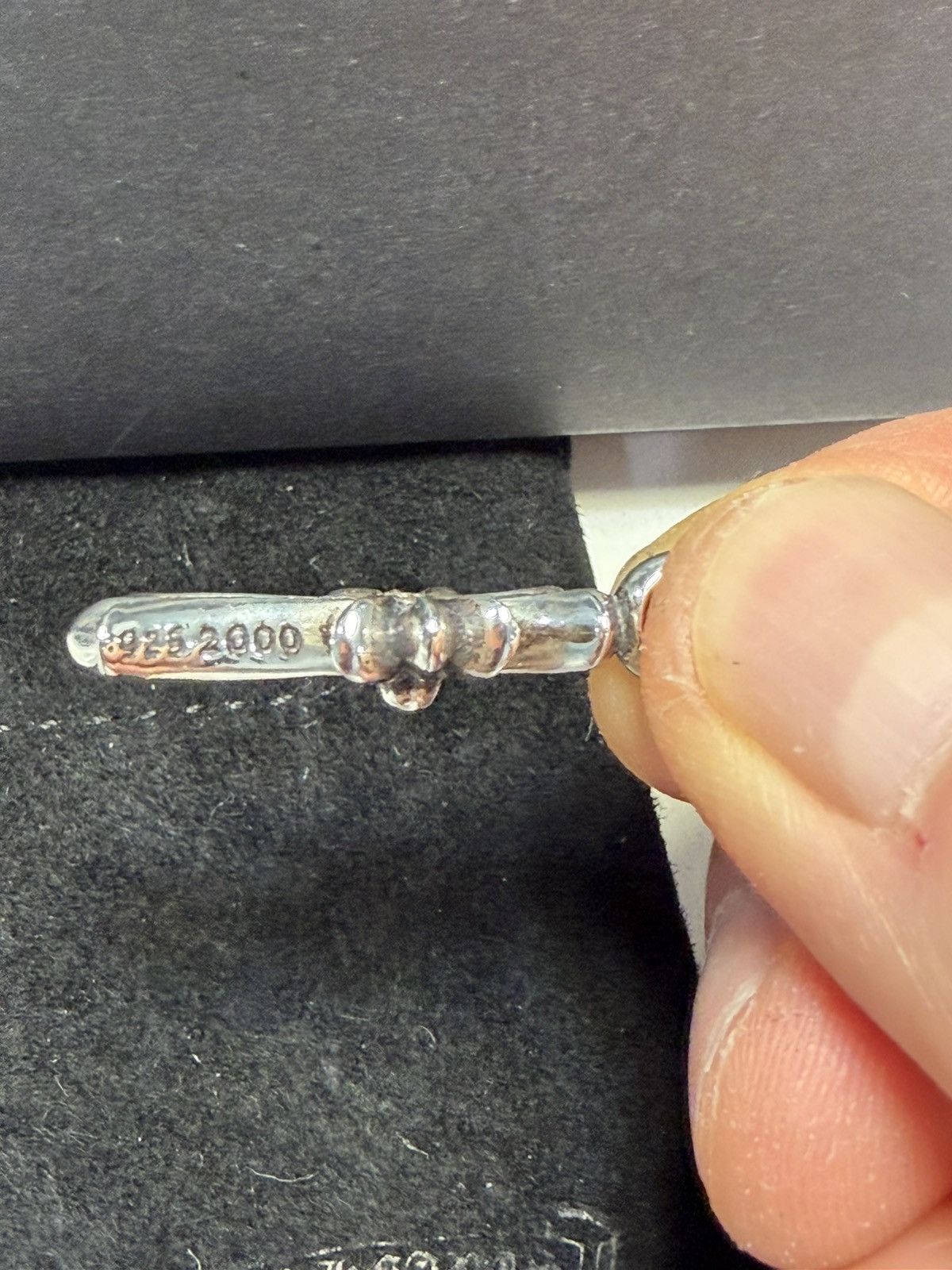Chrome Hearts Tiny Cross Charm Silver with Pave Diamond Size ONE SIZE - 10 Thumbnail