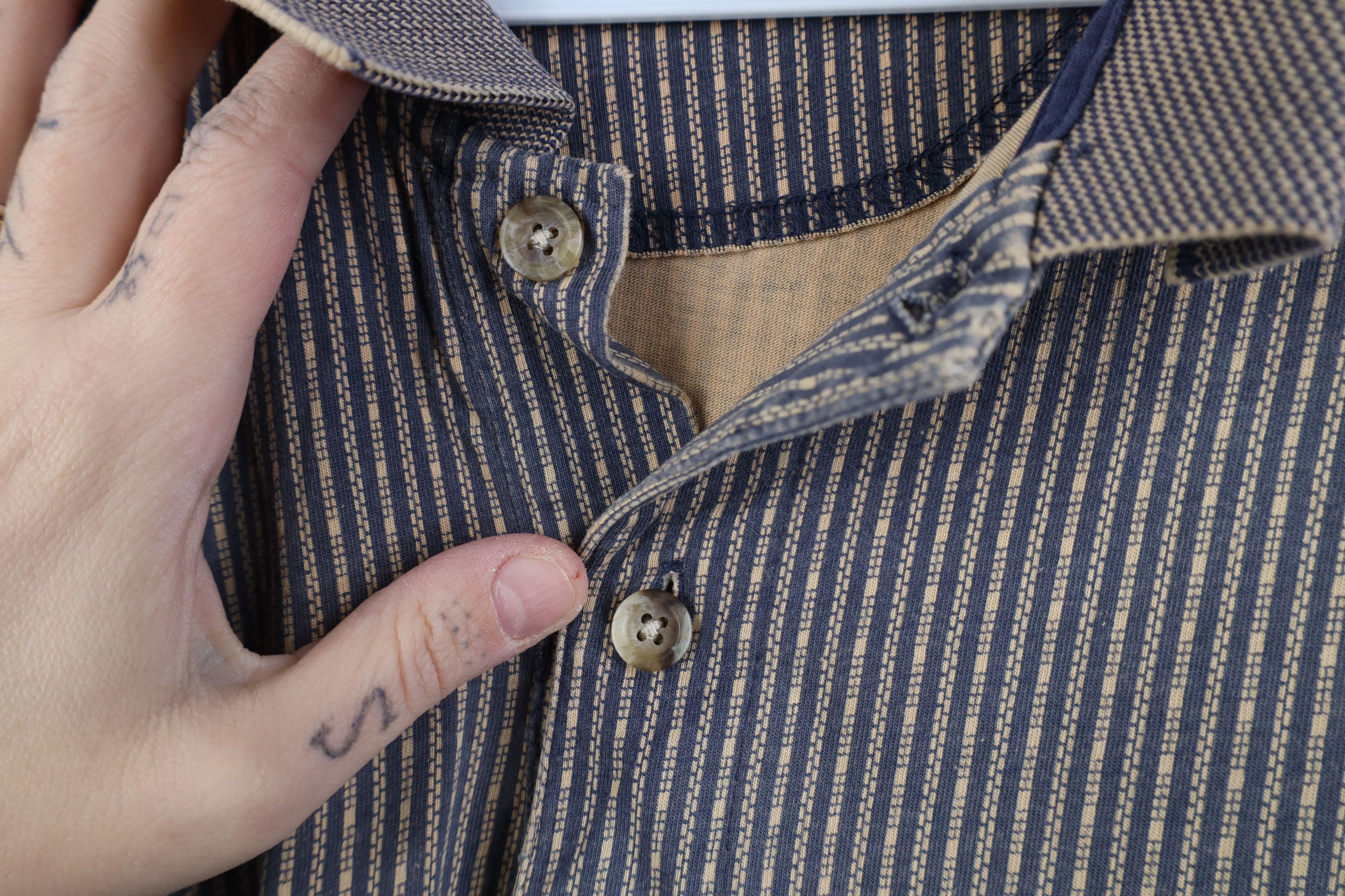 Vintage Vintage 90s Streetwear Knit Baggy Collared Golf Polo Shirt Size US XL / EU 56 / 4 - 6 Thumbnail
