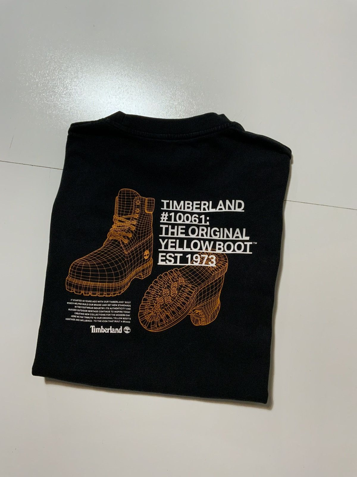 Timberland Timberland #10061 The Original Yellow Boot Pocket T-Shirt Size US S / EU 44-46 / 1 - 1 Thumbnail