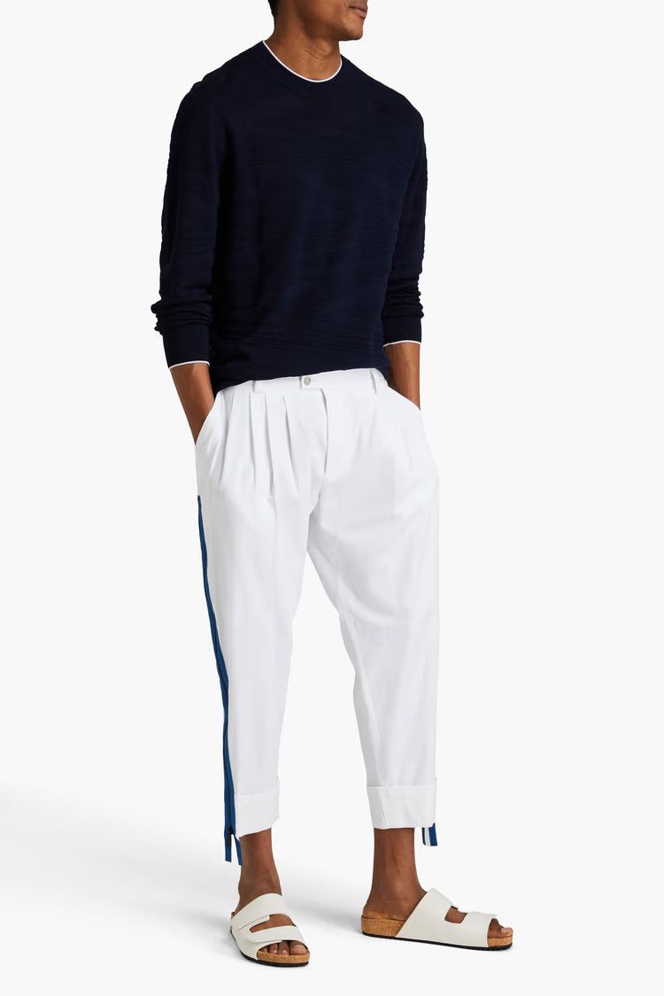 Dolce & Gabbana o1y0125 Jogger & Casualpant in White Size US 40 / EU 56 - 2 Thumbnail