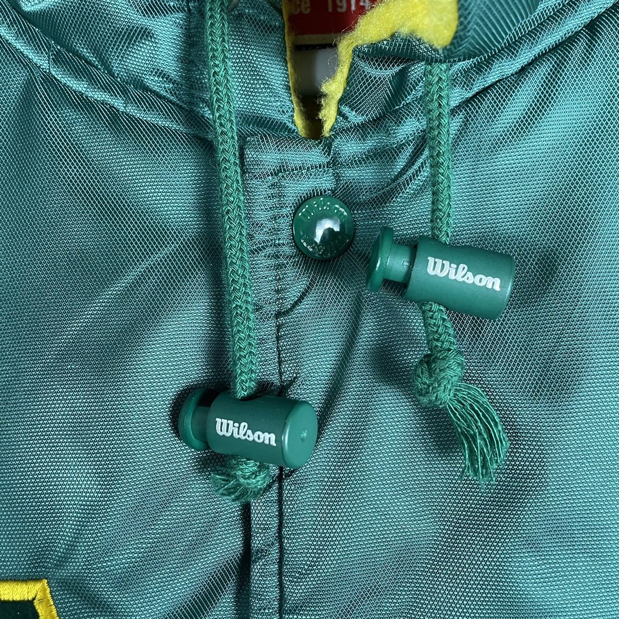 Vintage × Wilson 🔥Rare🔥Wilson Big Spellout Snap Buttons Coach Light Jacket Size US L / EU 52-54 / 3 - 13 Thumbnail