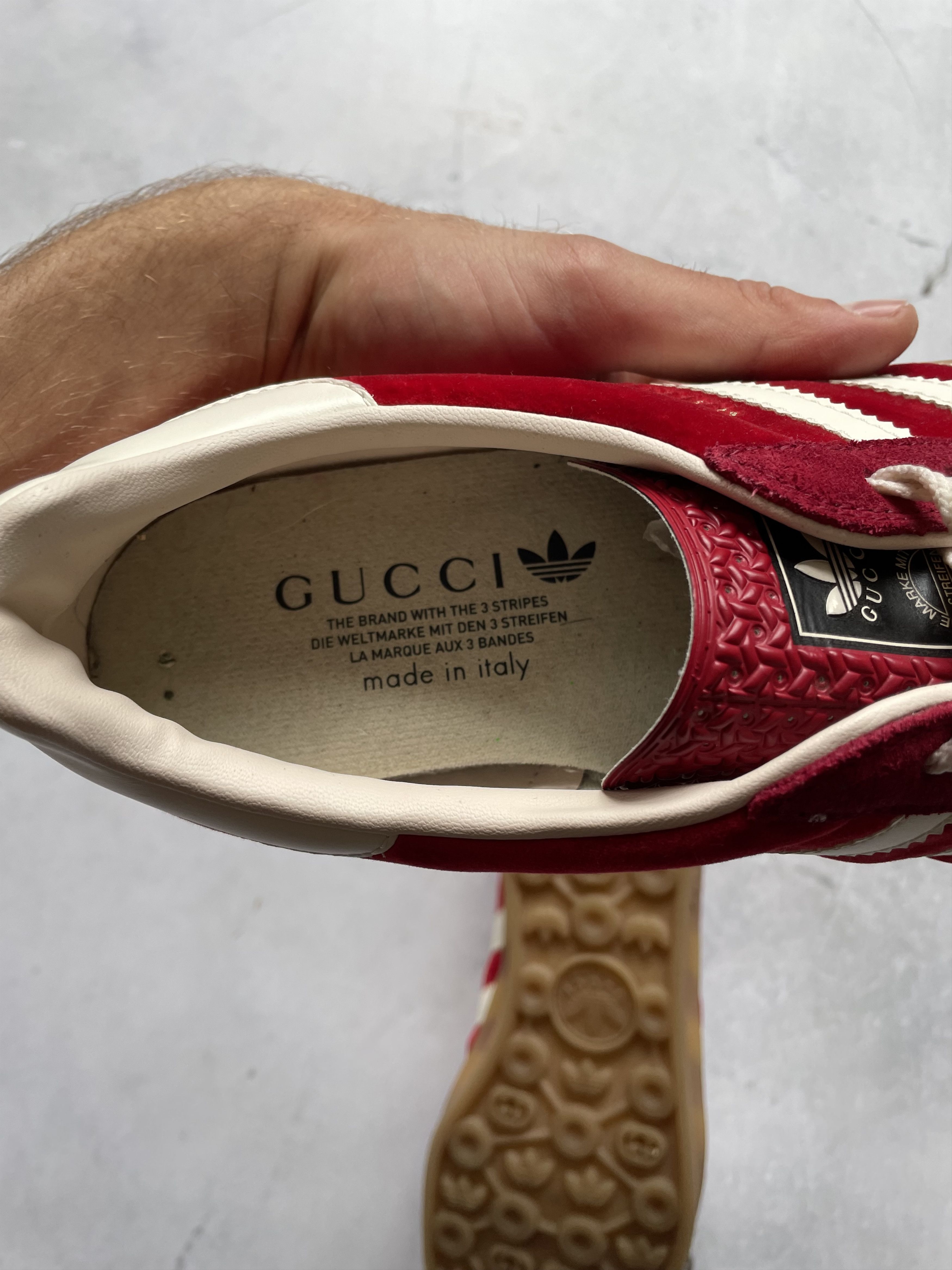 Adidas × Gucci Gucci x Adidas Gazelle Size US 10 / EU 43 - 8 Thumbnail