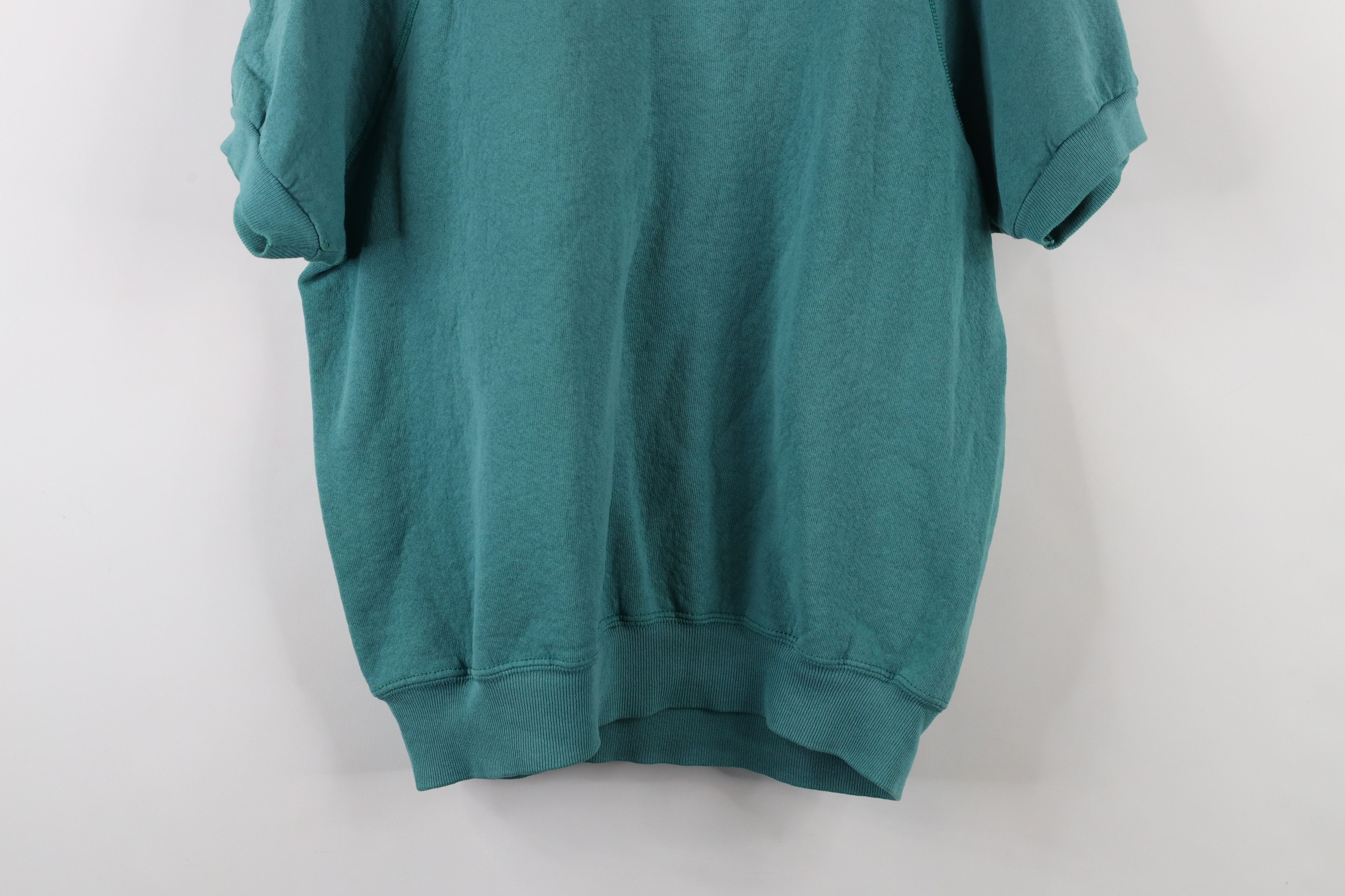 Vintage Vintage 90s Streetwear Flower Short Sleeve Sweatshirt Size L / US 10 / IT 46 - 12 Thumbnail