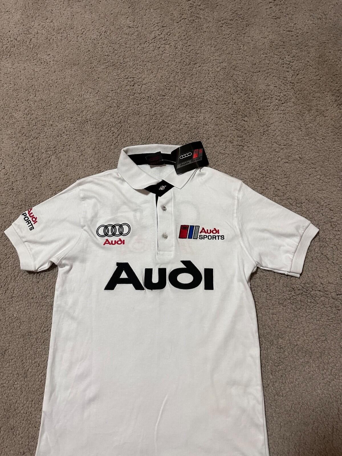 Audi Audi Sports Racing Polo T-Shirt Embroidered size M Size US M / EU 48-50 / 2 - 3 Thumbnail