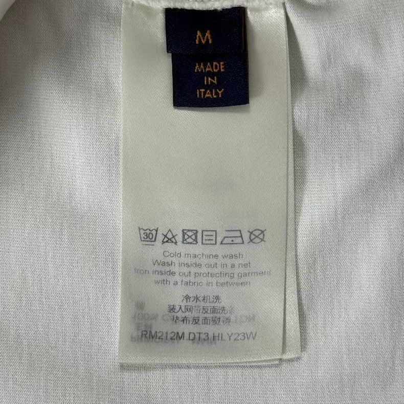 Louis Vuitton LV Long Sleeve White Logo T -2505 Size US M / EU 48-50 / 2 - 4 Thumbnail