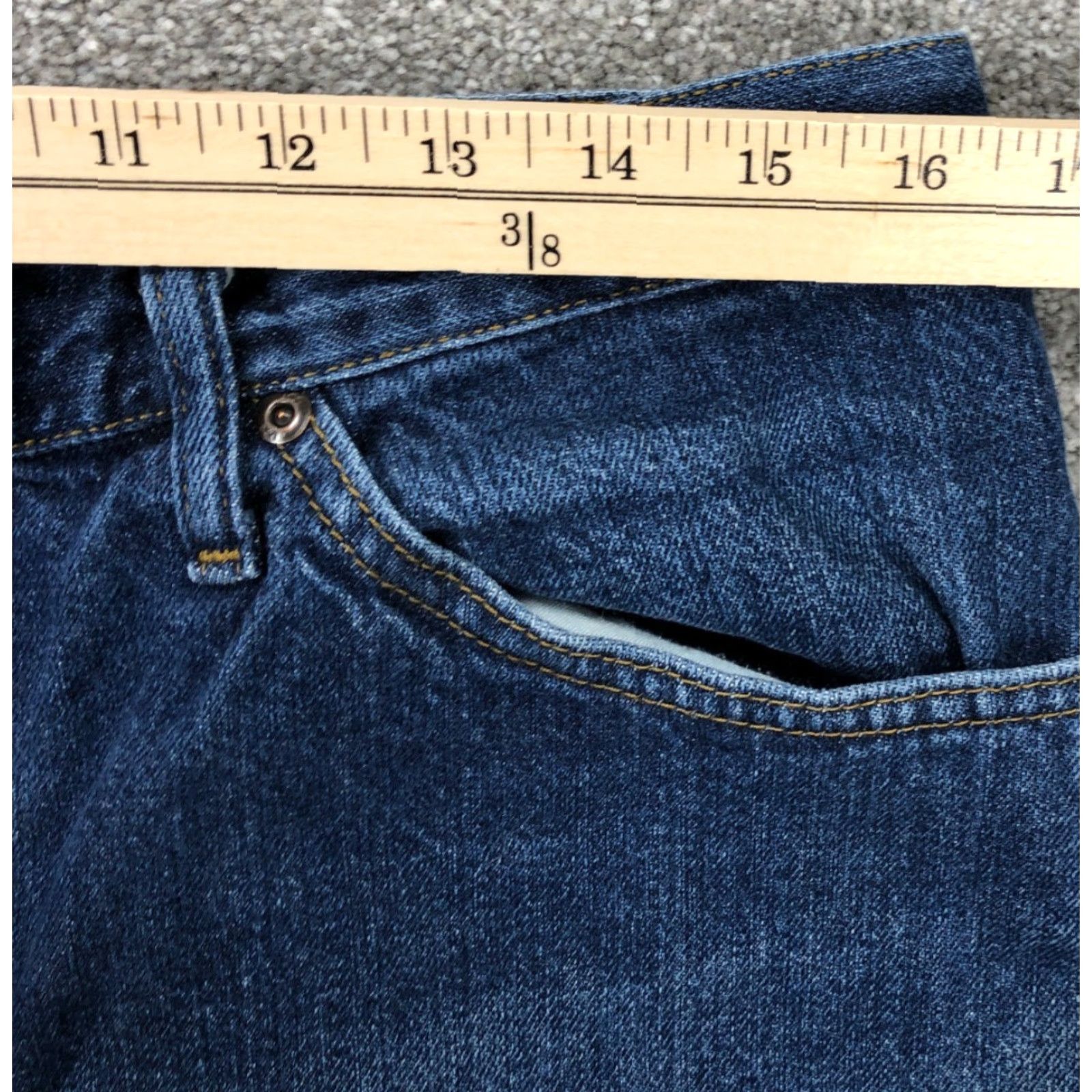 Lee Vintage Lee Jeans Men 36x30 Straight Regular Fit Medium Wash Distressed 5-Pocket Denim Jeans Mens Bloodline Lee Regular Fit Jeans Size US 36 / EU 52 - 7 Thumbnail