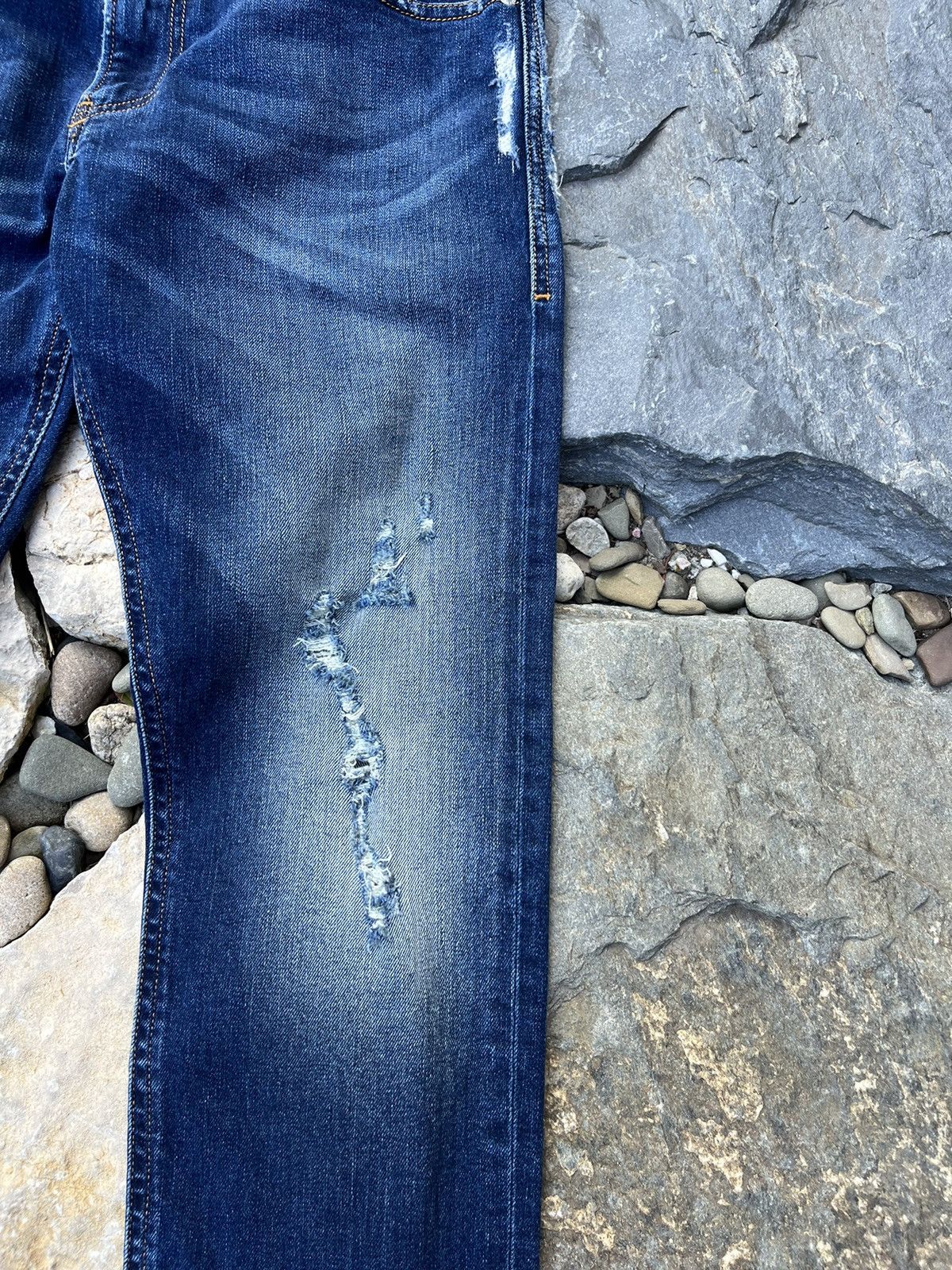 Diesel Diesel thommer distressed ripped jeans slim skinny pants Size US 32 / EU 48 - 10 Thumbnail