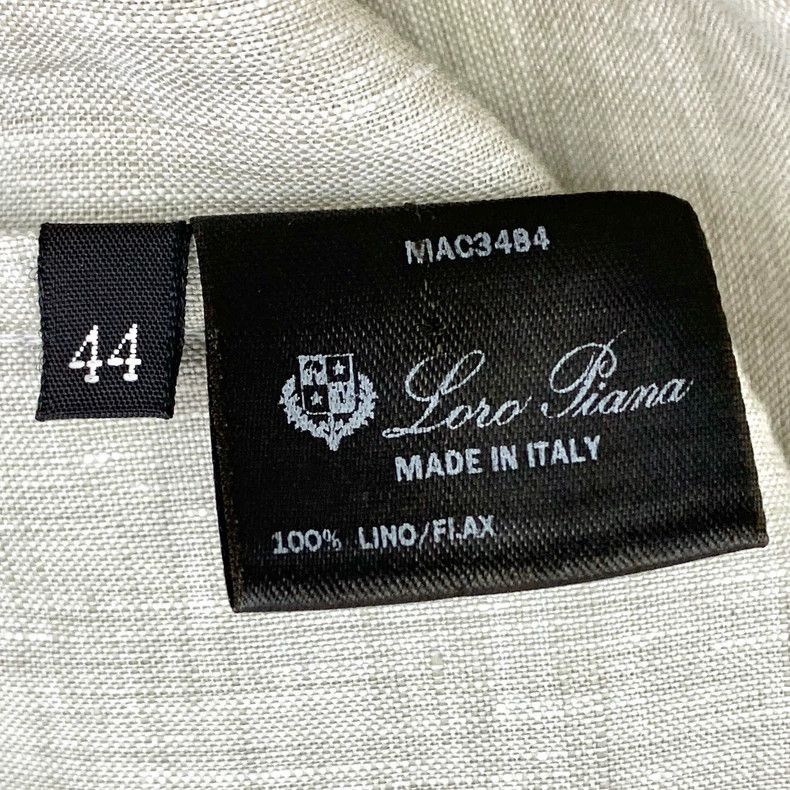 Loro Piana LORO PIANA Khaki multi-pocket linen long sleeve traveler j Size L / US 10 / IT 46 - 6 Thumbnail