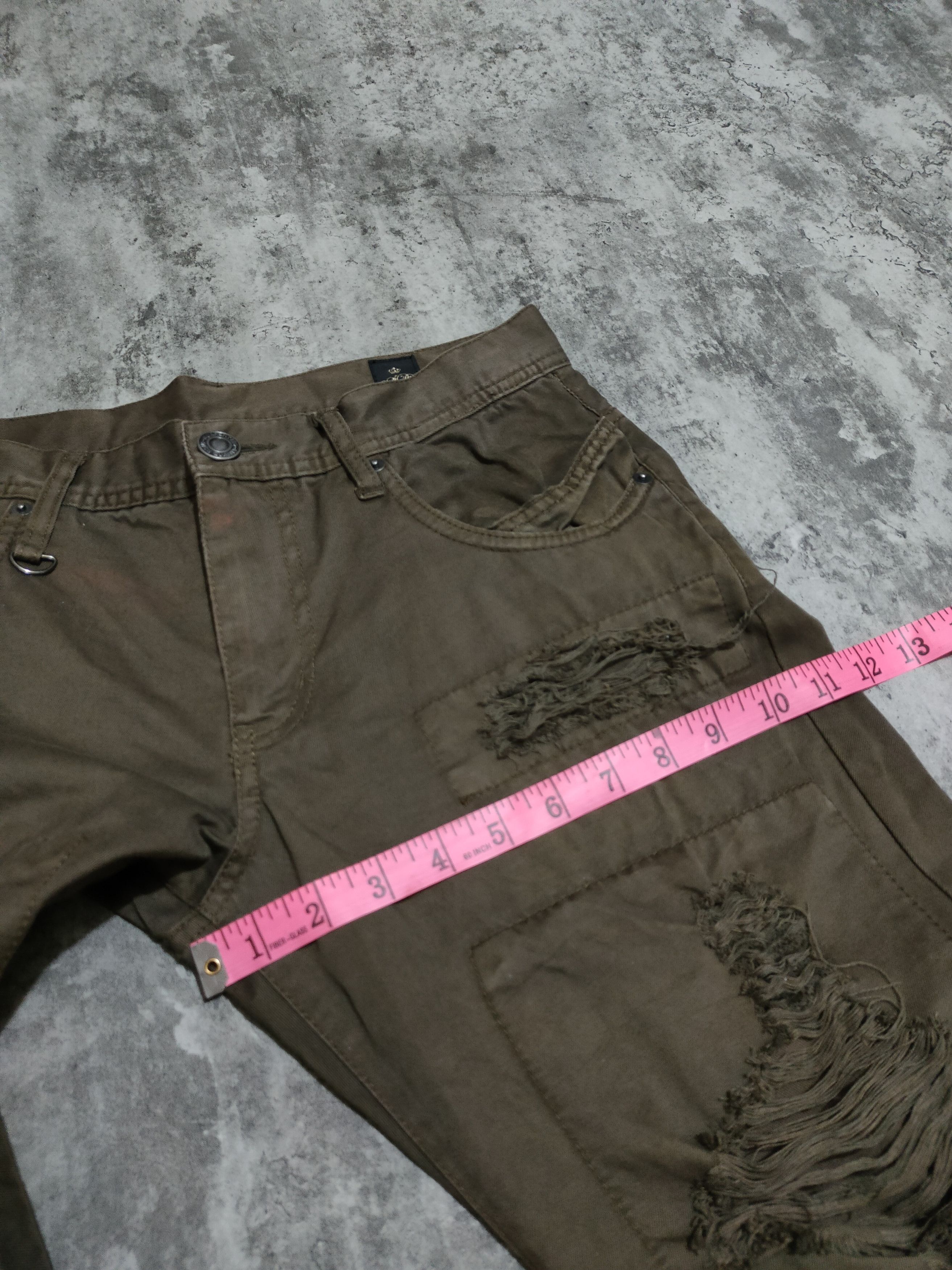 Hysteric Glamour × If Six Was Nine × Le Grande Bleu (L.G.B.) Semantic Design Punk style Buckle Pans Size US 30 / EU 46 - 15 Thumbnail