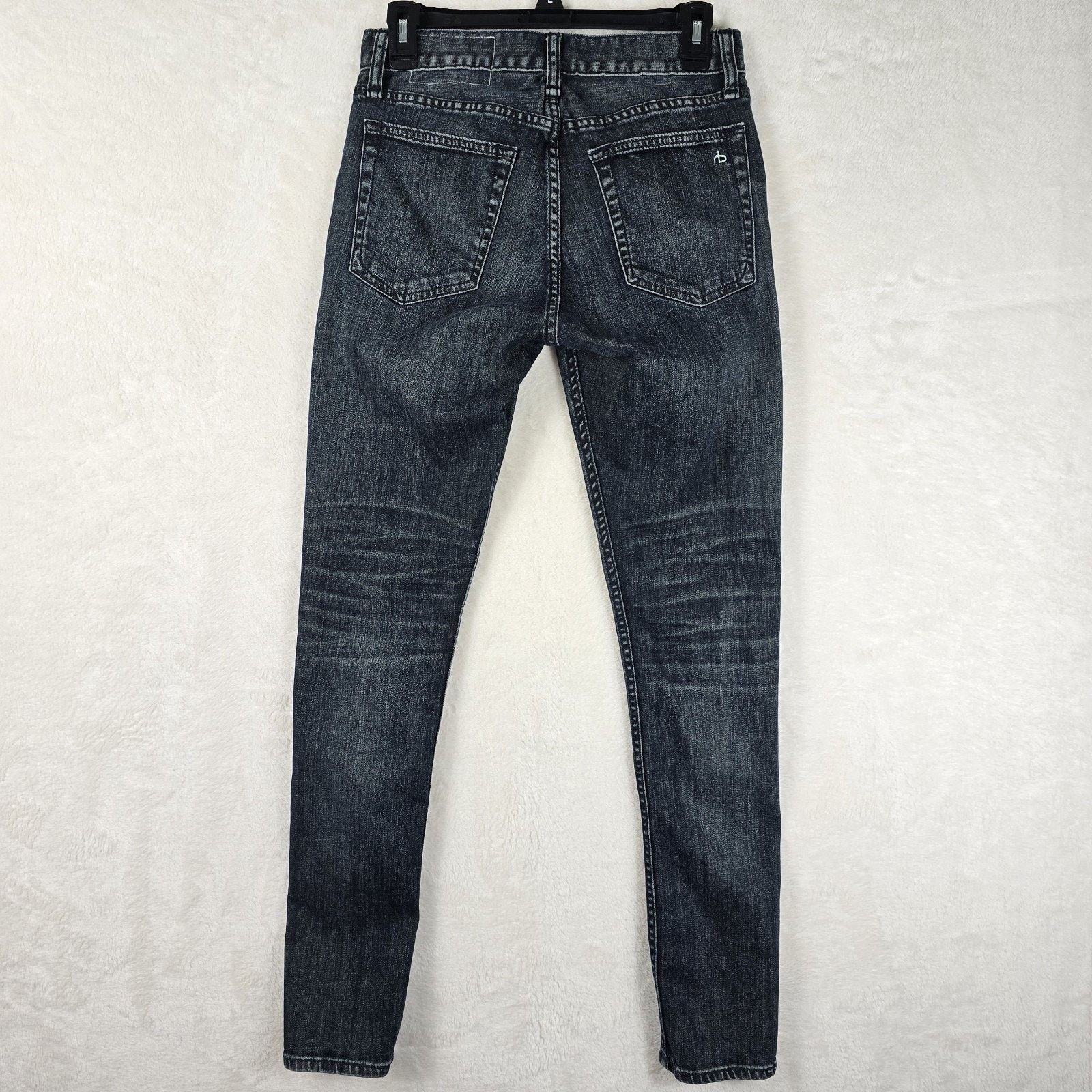 Rag & Bone Rag & Bone Ainsley Distressed FIT 1 Skinny Jeans Fits 28x30 Size 28" / US 6 / IT 42 - 9 Thumbnail