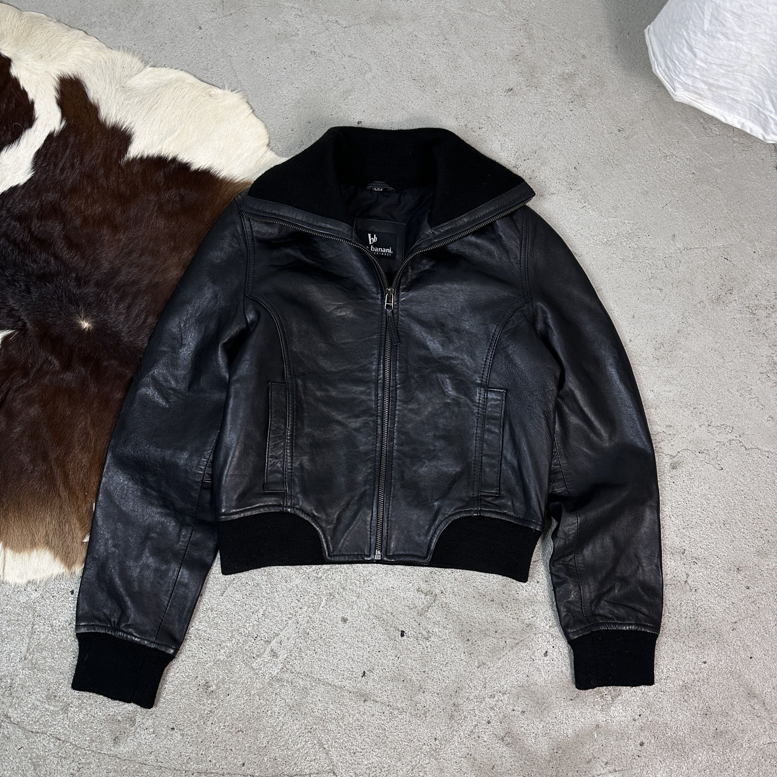 Vintage Women's leather jacket Bruno Banani Size S / US 4 / IT 40 - 1 Thumbnail