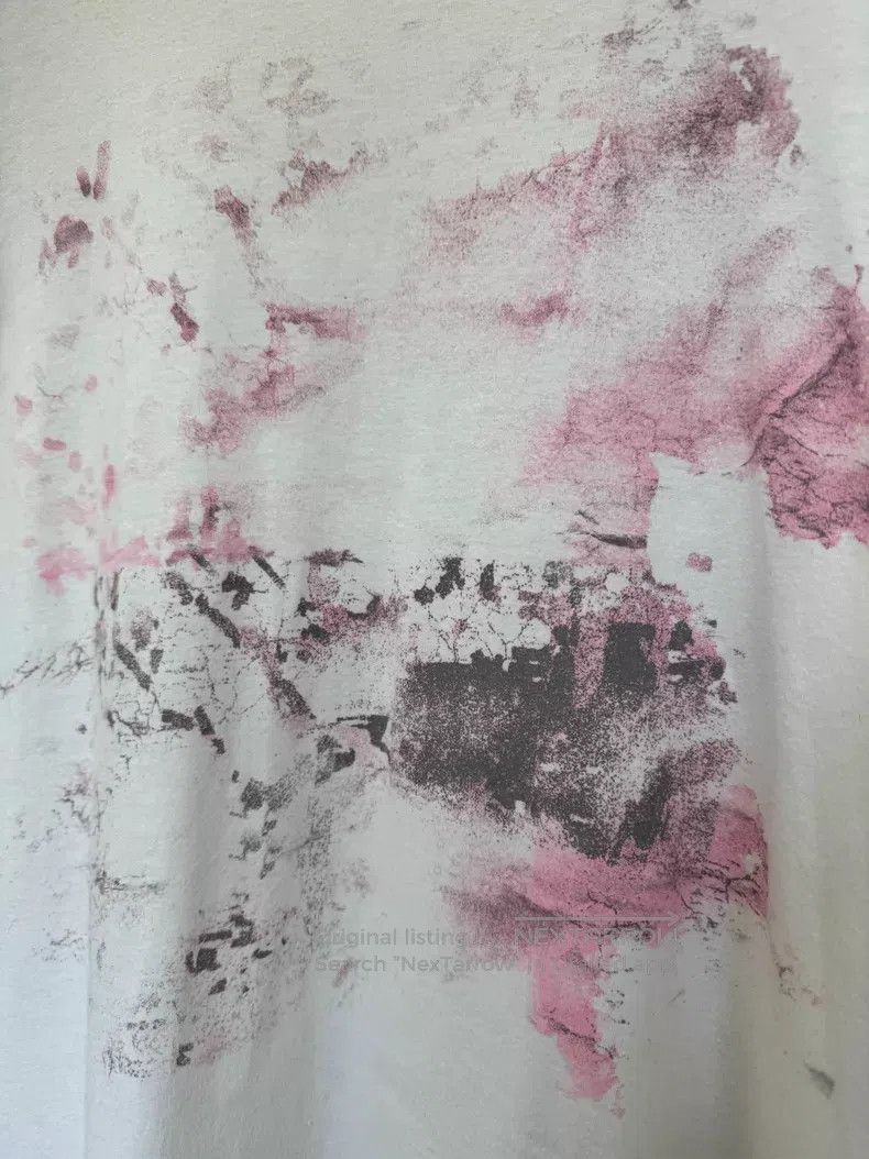 Helmut Lang Helmut Lang Special Cut Printed Short Sleeve Size M / US 6-8 / IT 42-44 - 4 Thumbnail