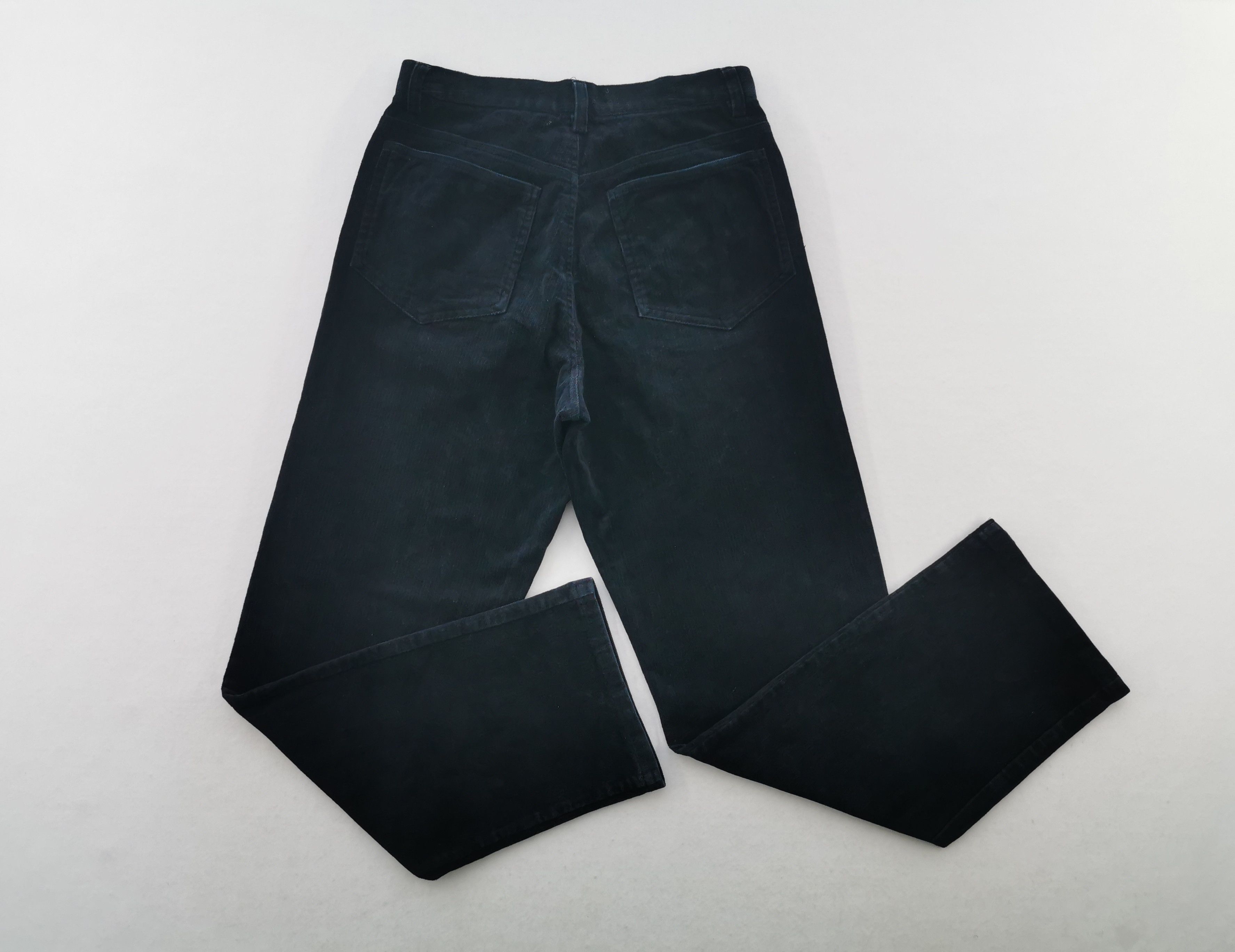 image of Yohji Yamamoto Vintage A.a.r. Corduroy Pants Made In Japan Size S Waist 28 in Dark Blue, Men's