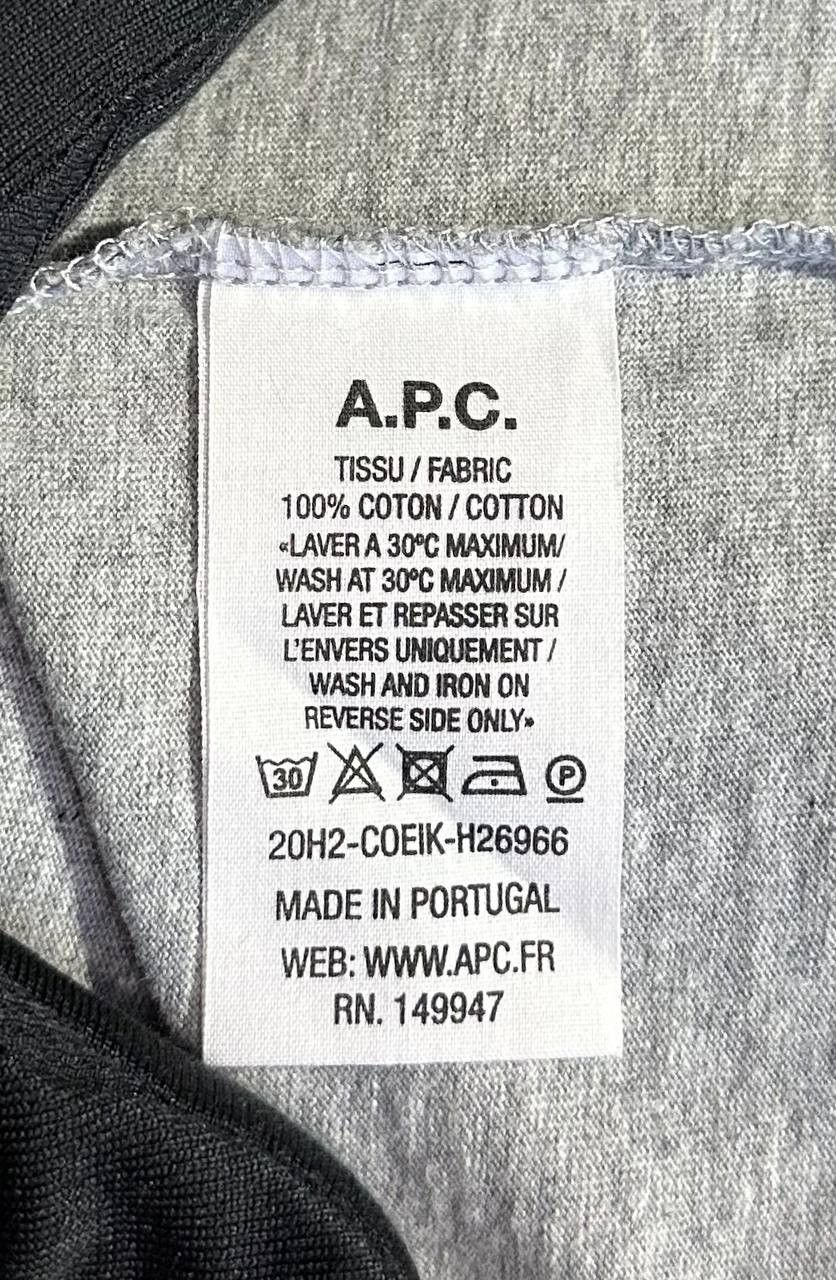 A.P.C. × END. A.P.C. 1987 - 2005 - 2020 END Logo Tee Grey t Shirt Size US M / EU 48-50 / 2 - 6 Thumbnail