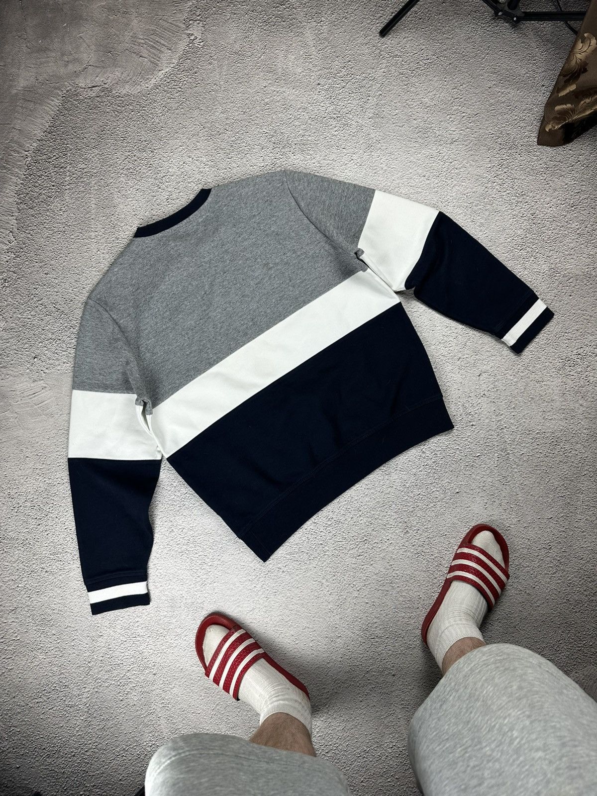 Polo Ralph Lauren Vintage Polo Ralph Lauren Sweatshirt Y2K Striped Old Money Size US L / EU 52-54 / 3 - 2 Thumbnail