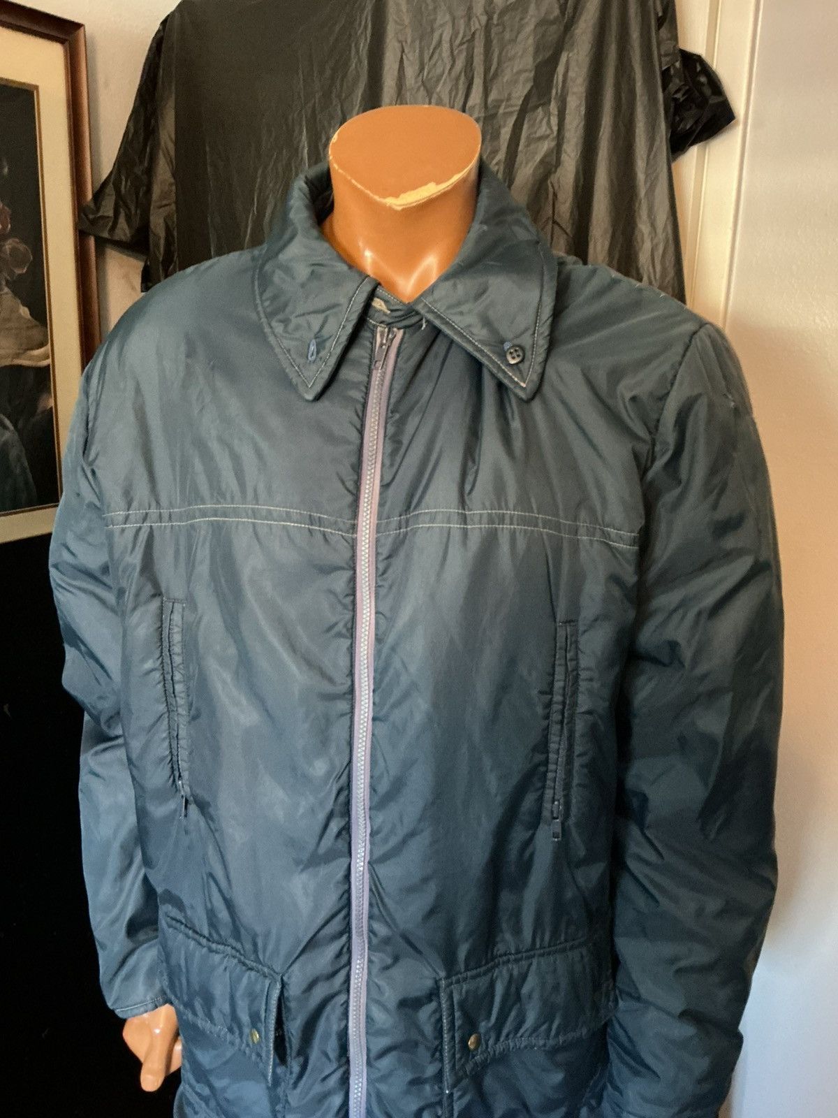 Vintage Vintage Sir Jac Polyester Puffer Parka Zip Work Long Jacket Size US XL / EU 56 / 4 - 14 Thumbnail