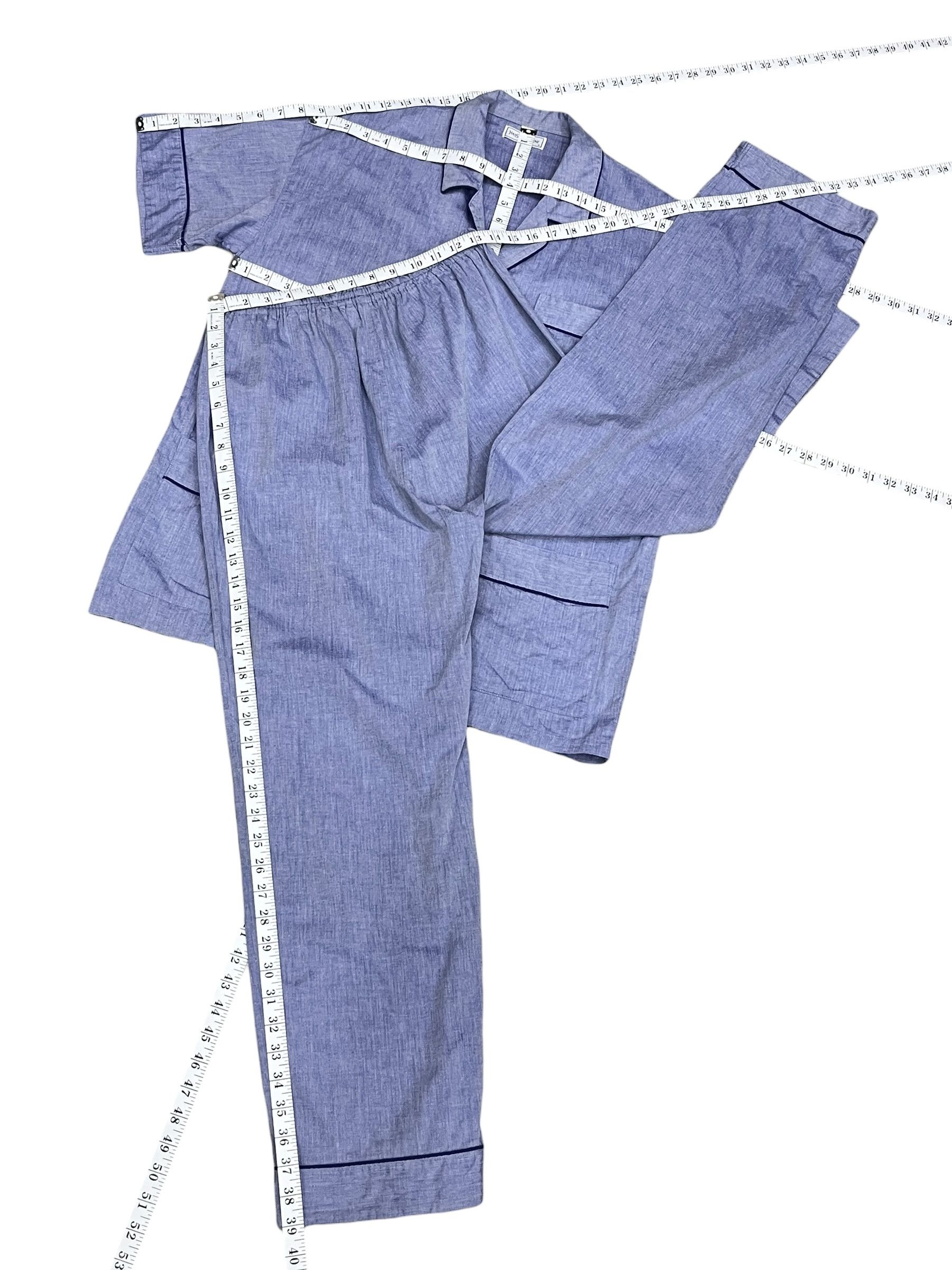 Yves Saint Laurent Vintage YSL Japan Classic Pajama Set Rare Luxury M Size US M / EU 48-50 / 2 - 12 Thumbnail
