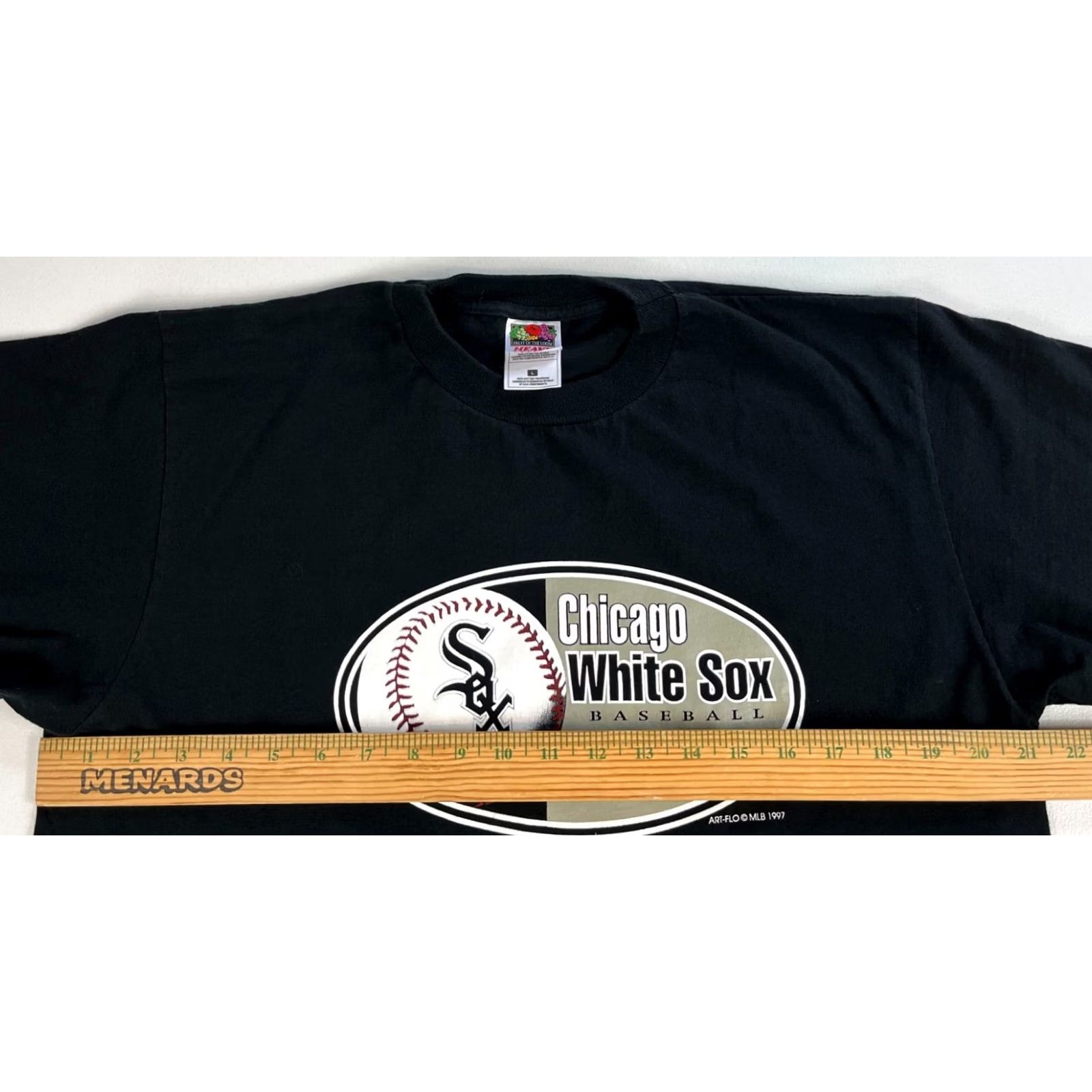 Fruit Of The Loom VINTAGE Men's Chicago White Sox Comiskey Park T-Shirt Sz L Size US L / EU 52-54 / 3 - 7 Thumbnail