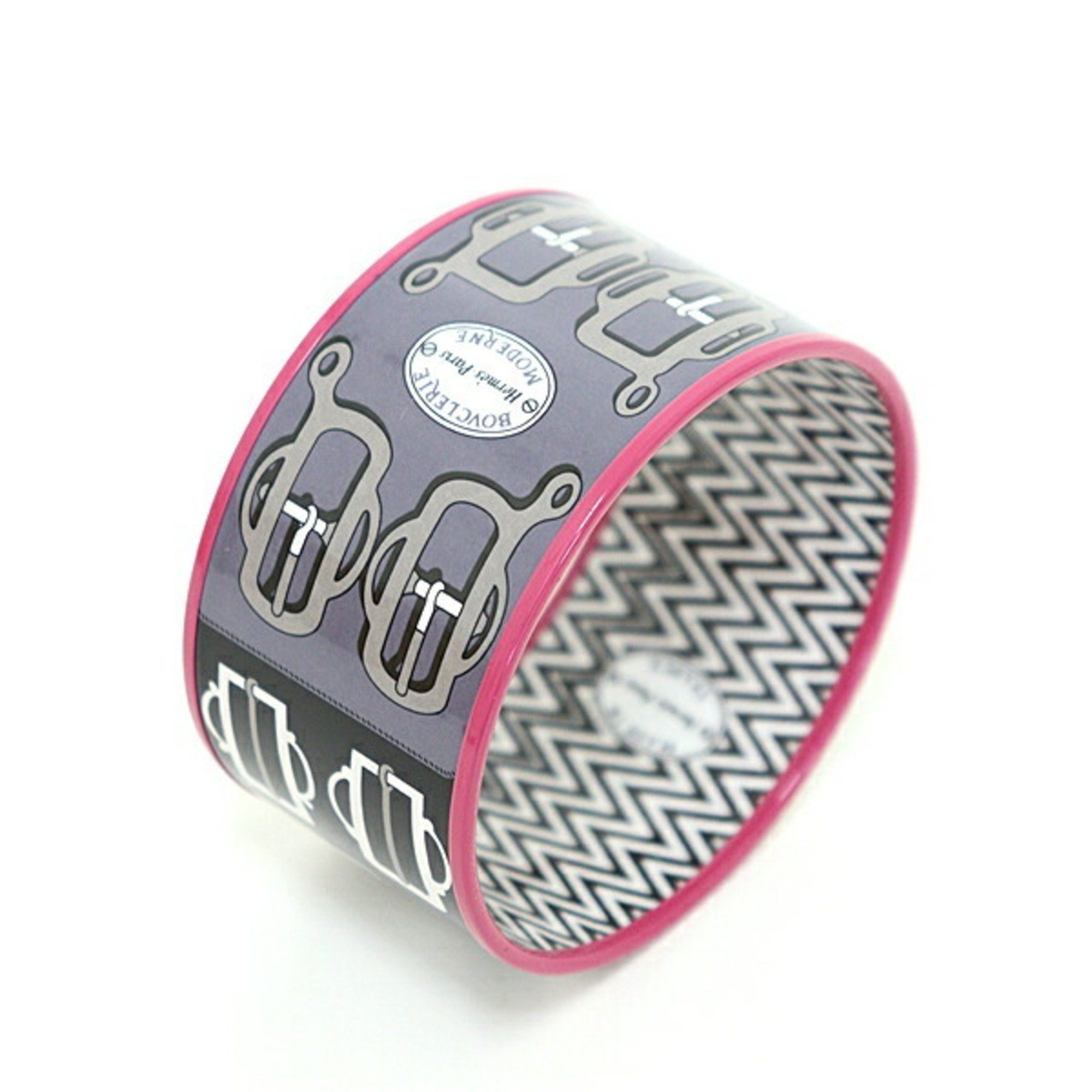 Hermes Hermes enamel BOUCLERIE MODERNE modern buckle bracelet extra large S F-04669 Size ONE SIZE - 1 Thumbnail
