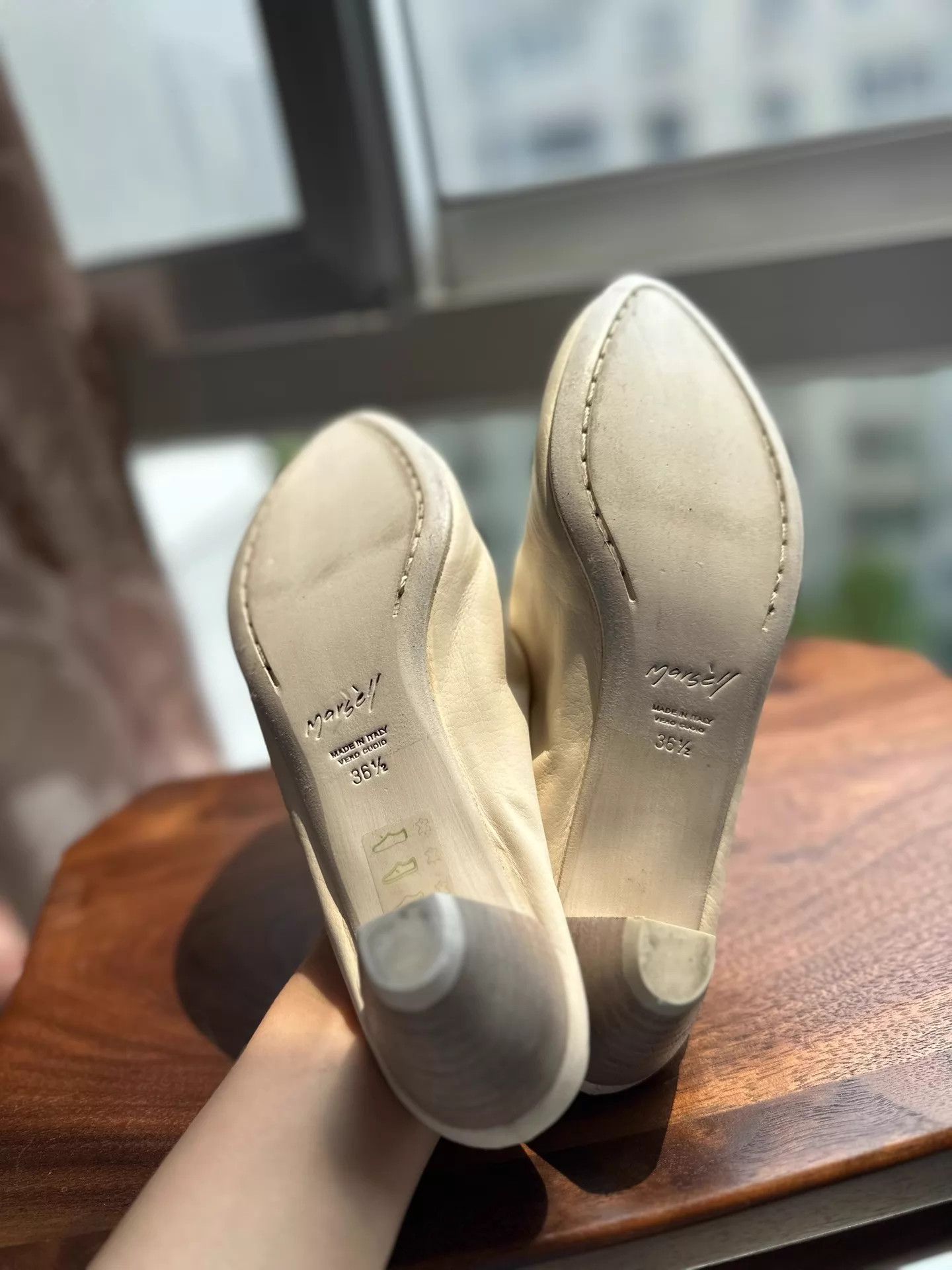 Marsell Marsell Low Heel Mule 36.5 Leather (New, Tried On) Color Size US 6 / IT 36 - 8 Thumbnail
