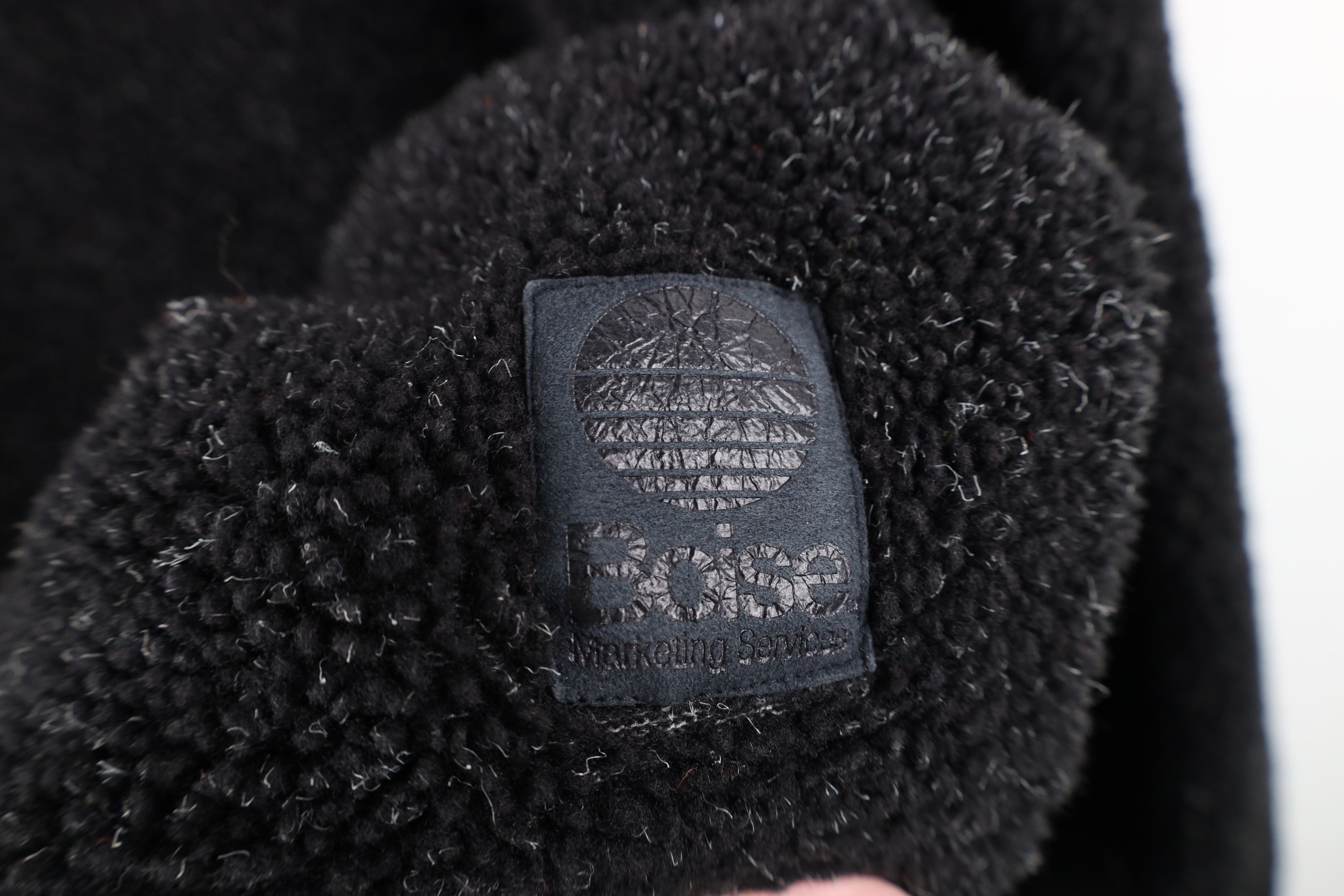Vintage Vintage 90s Streetwear Deep Pile Fleece Chunky Sweater Black Size US XXL / EU 58 / 5 - 4 Thumbnail
