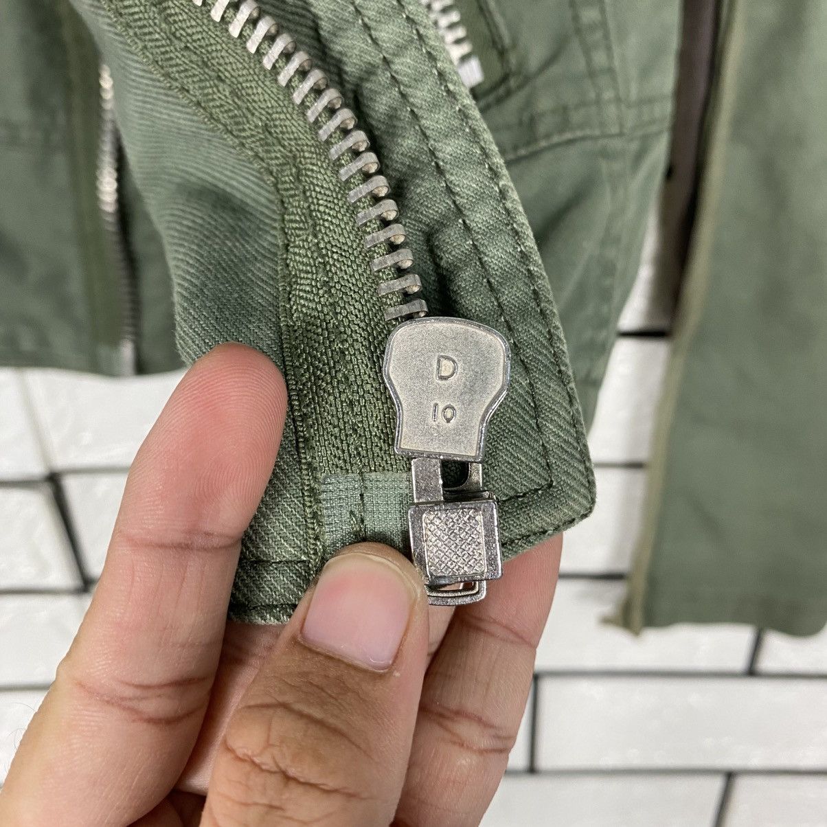 Japanese Brand 📌Vintage Cropped Biker Jacket Parachute Military Style Size M / US 6-8 / IT 42-44 - 18 Thumbnail