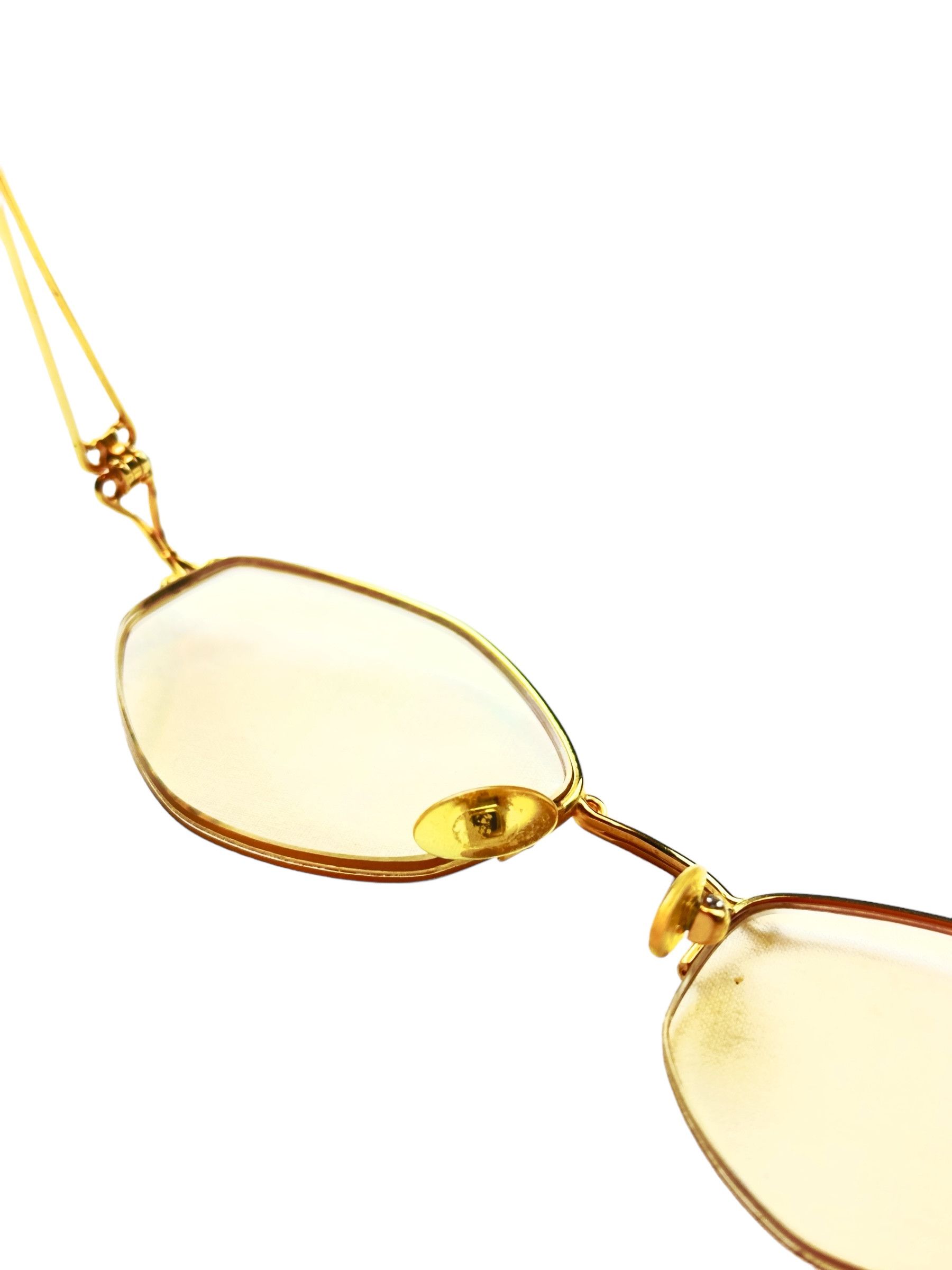 Vintage Gold Plated Henry Jullien Feriale Double OR glasses Size ONE SIZE - 9 Thumbnail