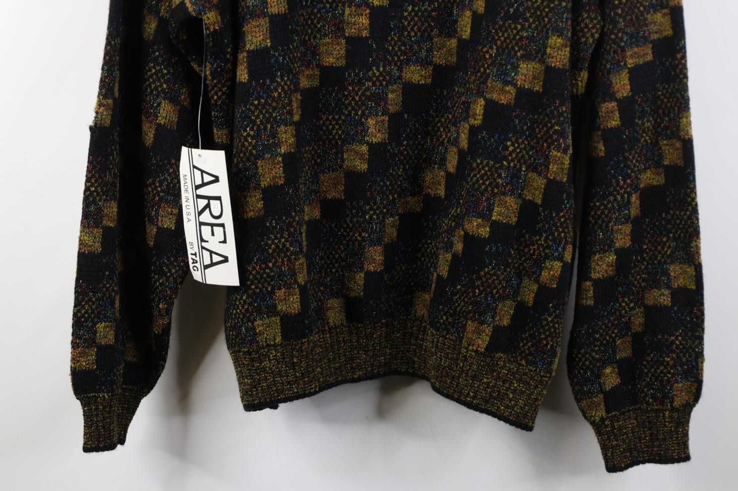 Vintage Deadstock Vintage 90s Coogi Style Checkered Knit Sweater USA Size US XXL / EU 58 / 5 - 3 Thumbnail