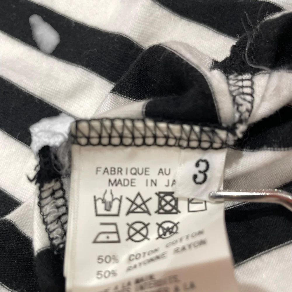 Yohji Yamamoto yohji yamamoto pour homme white x black cotton shirt Size US L / EU 52-54 / 3 - 7 Thumbnail