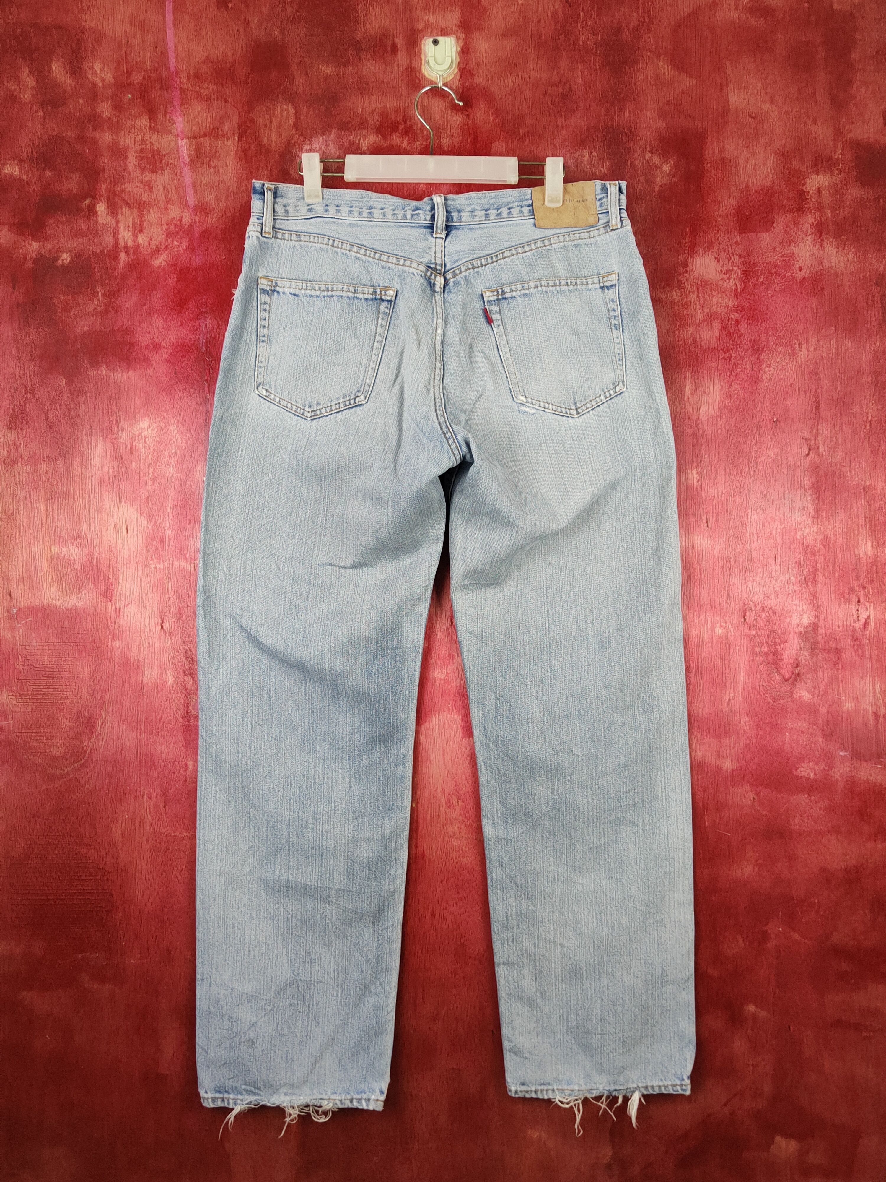 Japanese Brand Japanese Brand Blue Faded Distressed Ripped Jeans #S1697 Size US 34 / EU 50 - 7 Thumbnail