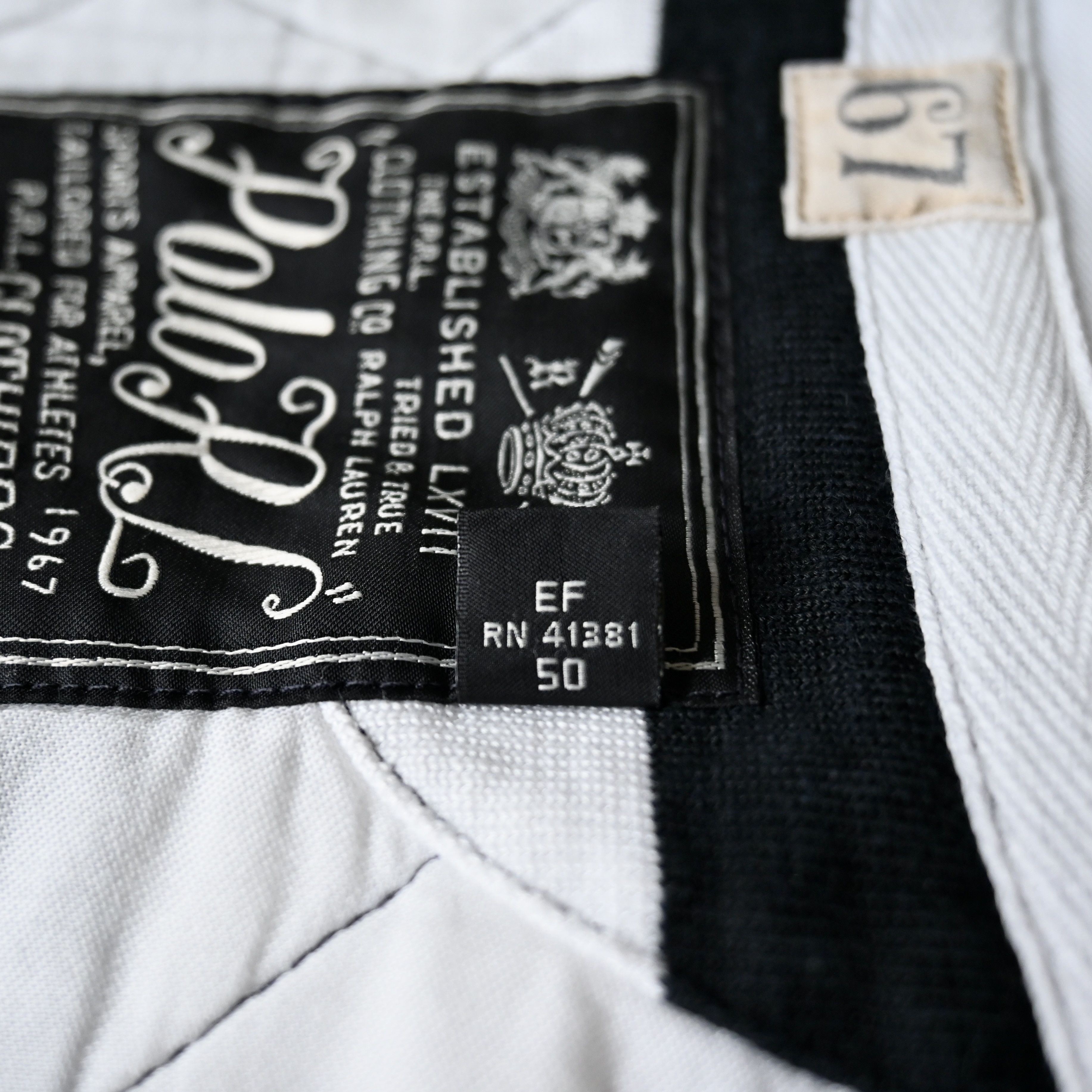 Polo Ralph Lauren Ralph Lauren cotton&viscose quilted rugby shirt, XL, canoe Size US XL / EU 56 / 4 - 18 Thumbnail