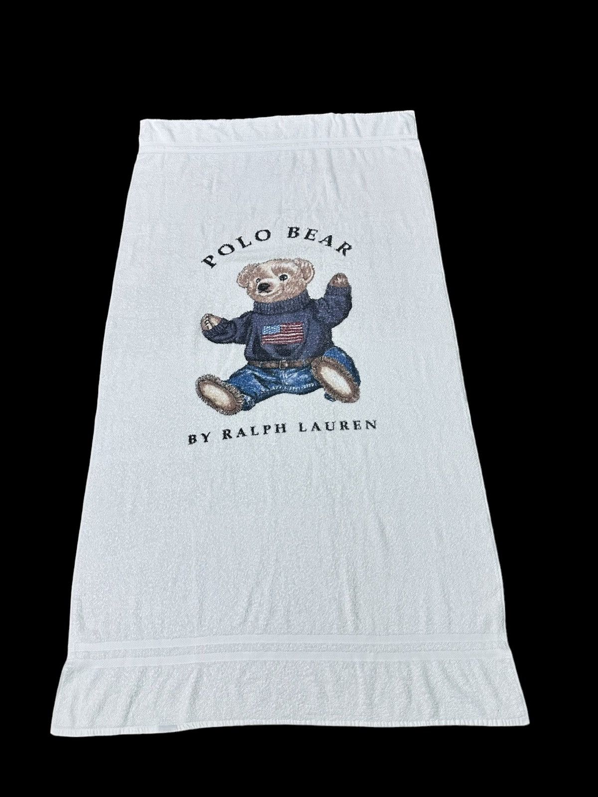 VINTAGE POLO RALPH LAUREN BEAR OVERSIZE TOWEL