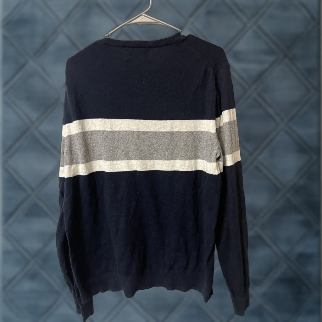 Old Navy Old Navy Mens Long Sleeve Blue Chest Stripe Crew Neck Sweater Large Size Size US L / EU 52-54 / 3 - 1 Thumbnail