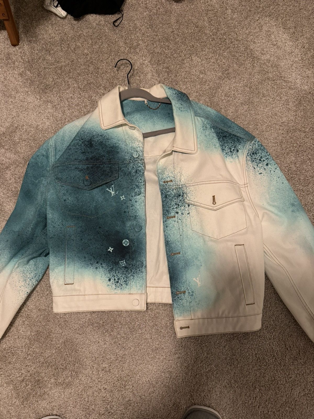 Louis Vuitton Louis Vuitton LV Spray Denim Jacket Size US M / EU 48-50 / 2 - 3 Thumbnail