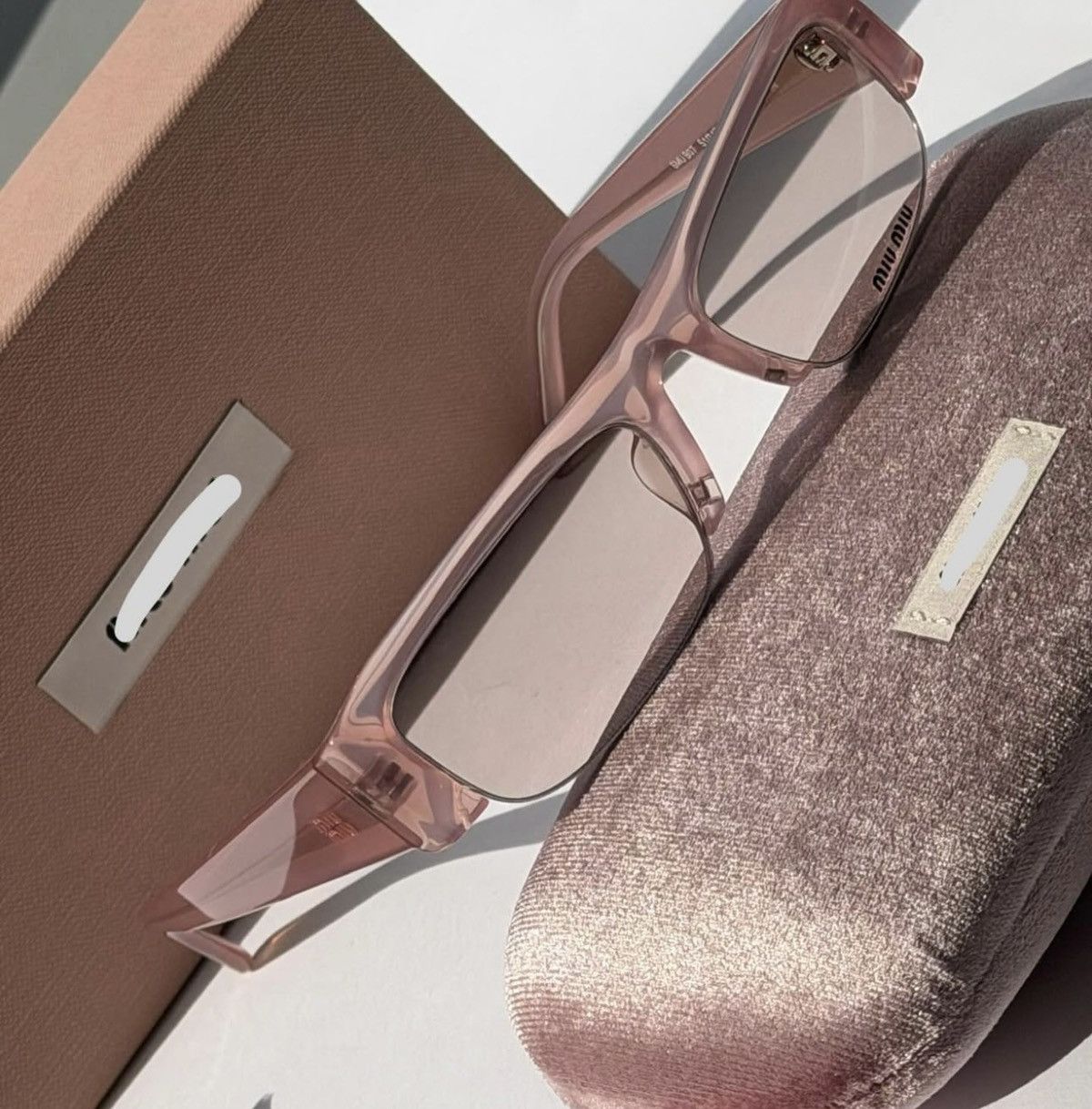 Miu Miu NEW Miu Miu sunglasses Miu Miu MU B07S 20I60V Size ONE SIZE - 1 Thumbnail