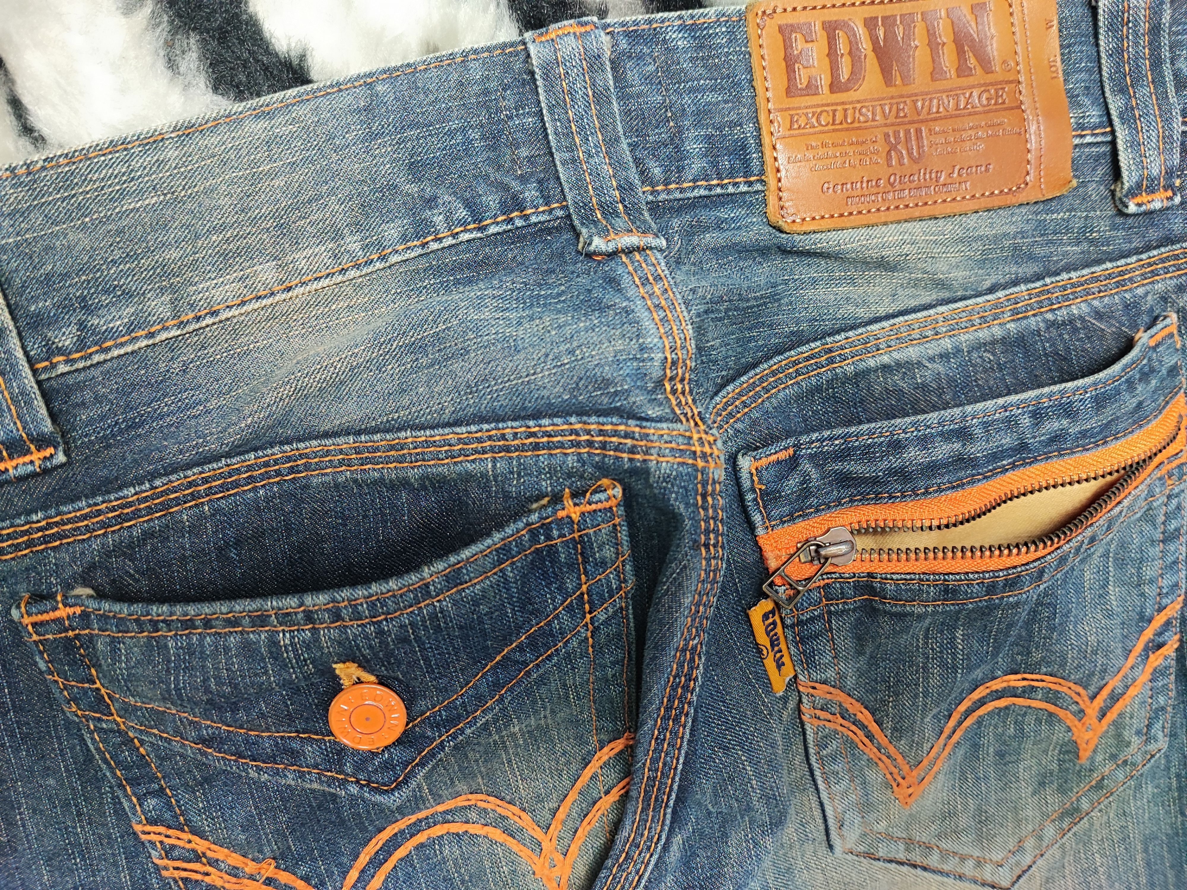 Edwin EDWIN VINTAGE XV FADED JEANS VERY RARE Size US 30 / EU 46 - 16 Thumbnail