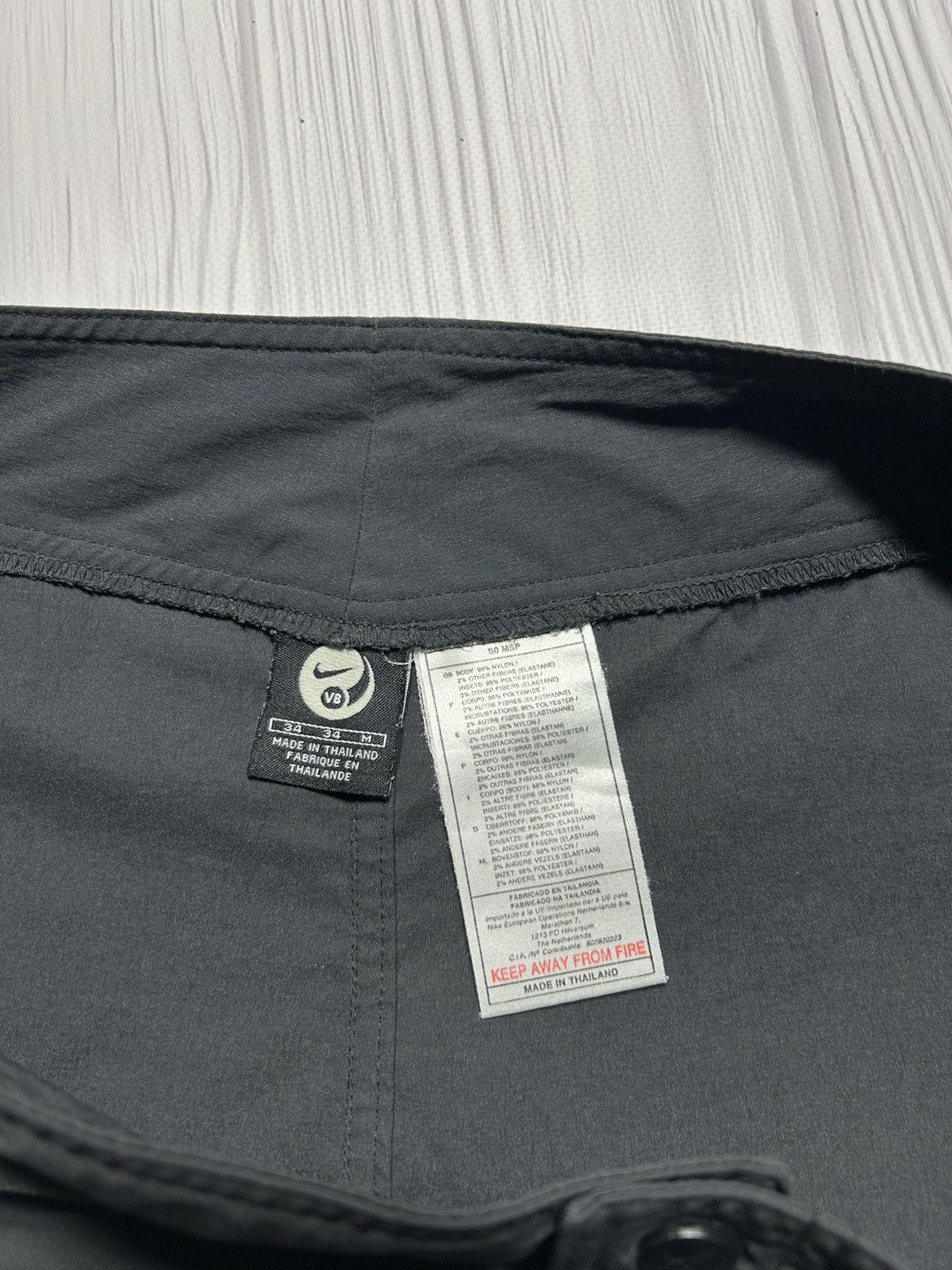 Nike × Vintage Rare Vintage 90’s Nike VB Cargo Shorts Size 34 Size US 34 / EU 50 - 10 Thumbnail