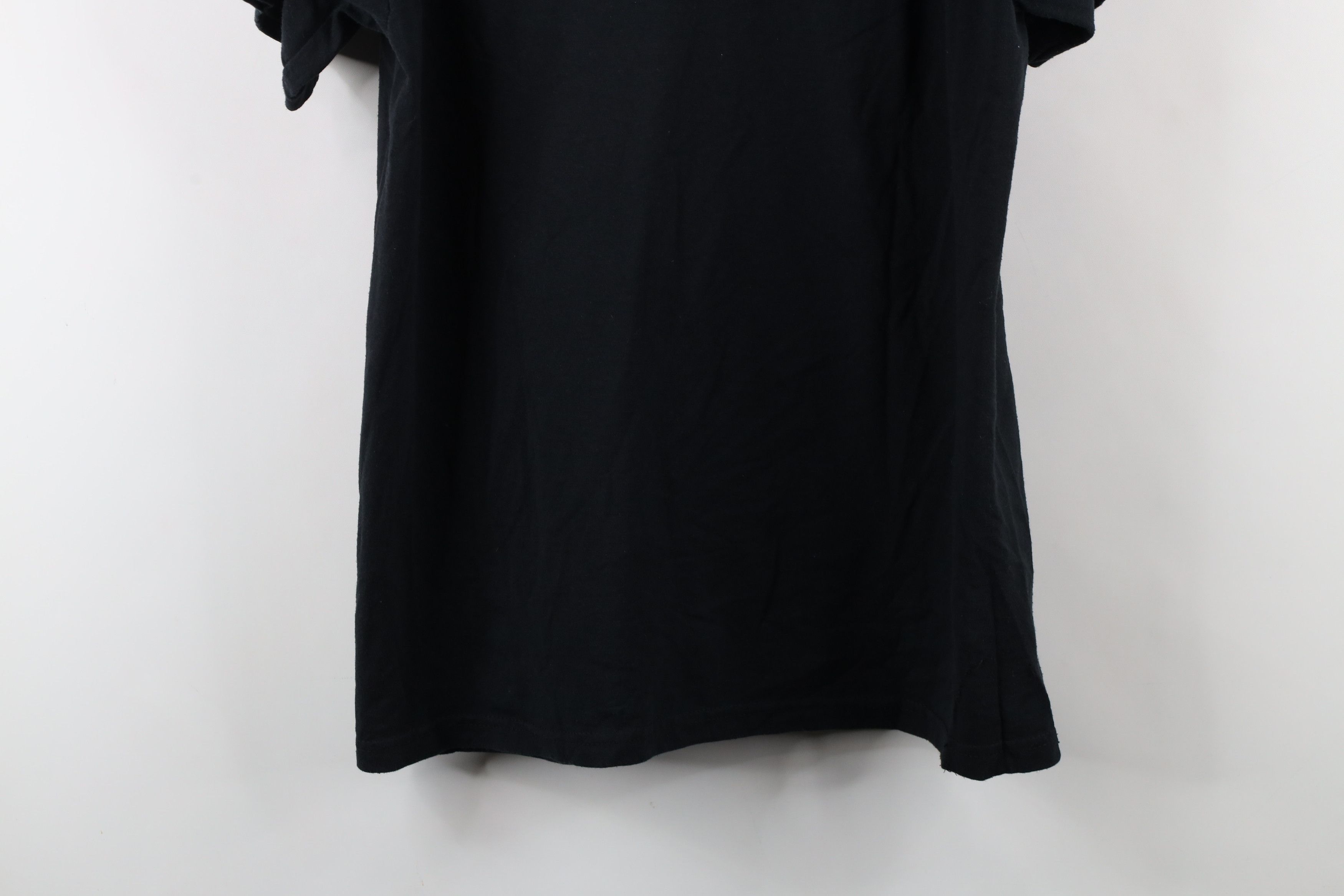 Vintage Vintage 90s Y2K Streetwear Blank Heavyweight T-Shirt Black Size US L / EU 52-54 / 3 - 7 Thumbnail