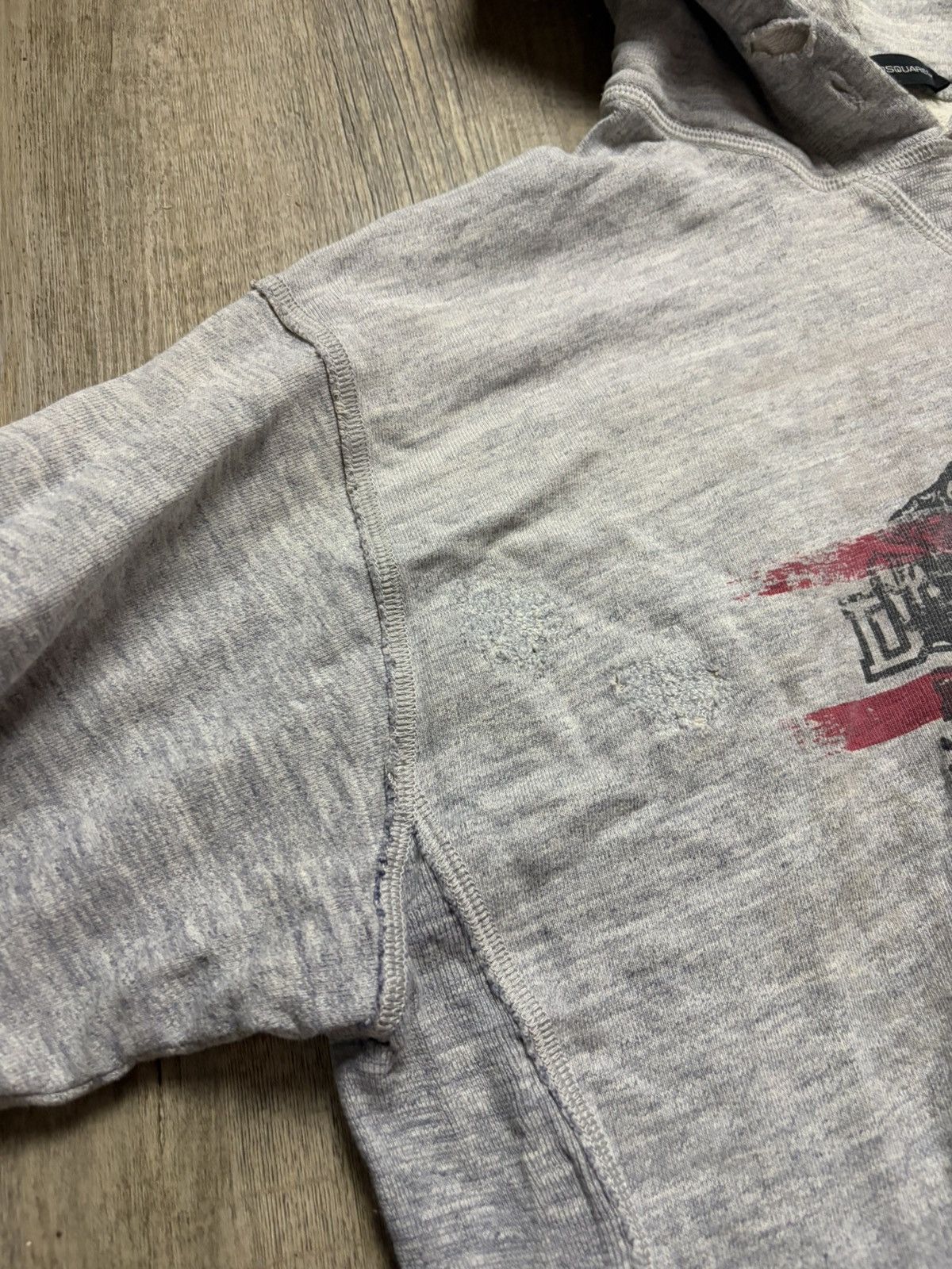 Dsquared2 Vintage Dsquared2 Hockey hoodie grey Size US XL / EU 56 / 4 - 5 Thumbnail
