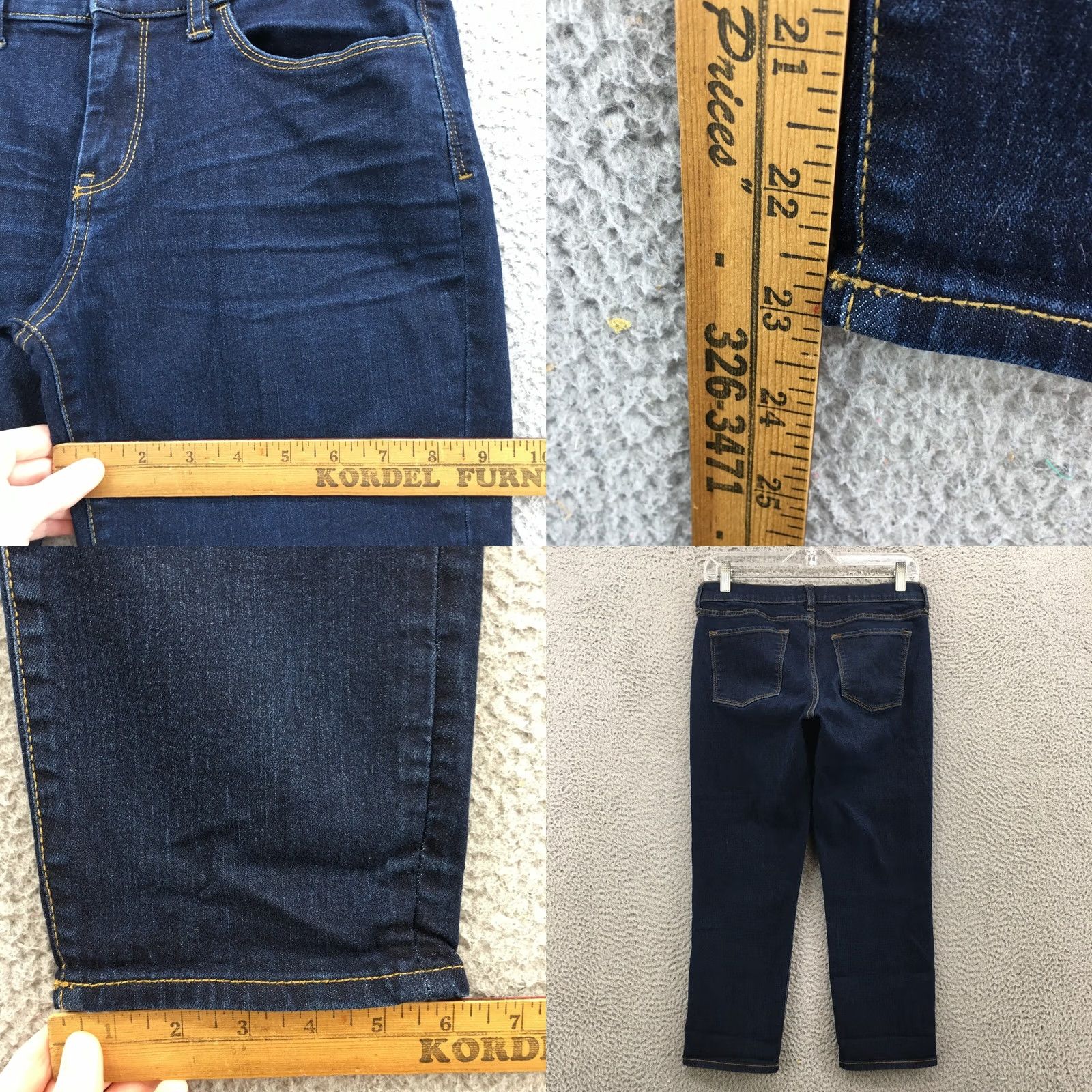 Banana Republic Banana Republic Skinny Jeans Womens 8P Blue Dark Wash Denim Jeans Size 30" / US 8 / IT 44 - 8 Thumbnail