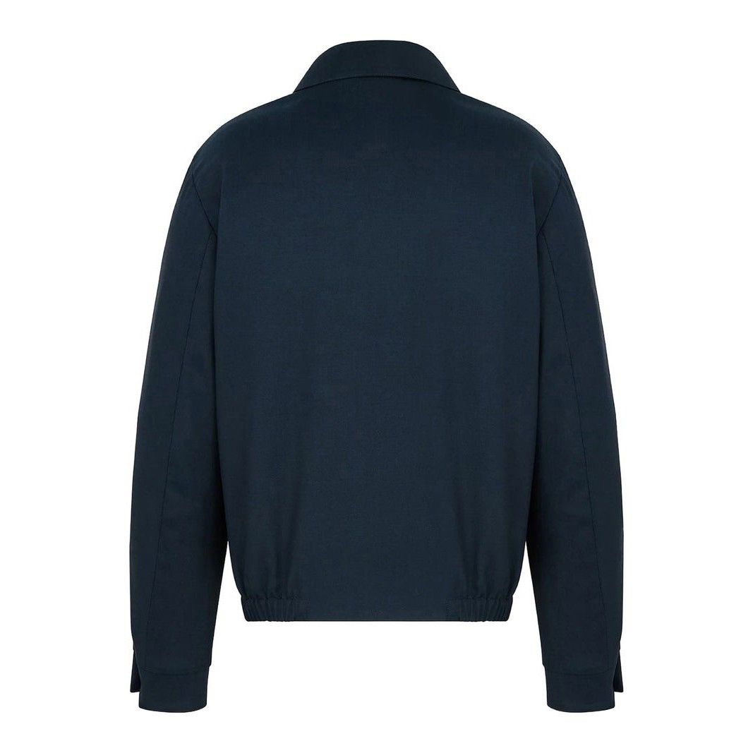 Dior DIOR $2900 Navy Blue Wool Zipped Jacket New & Authentic (Men Size US M / EU 48-50 / 2 - 2 Thumbnail