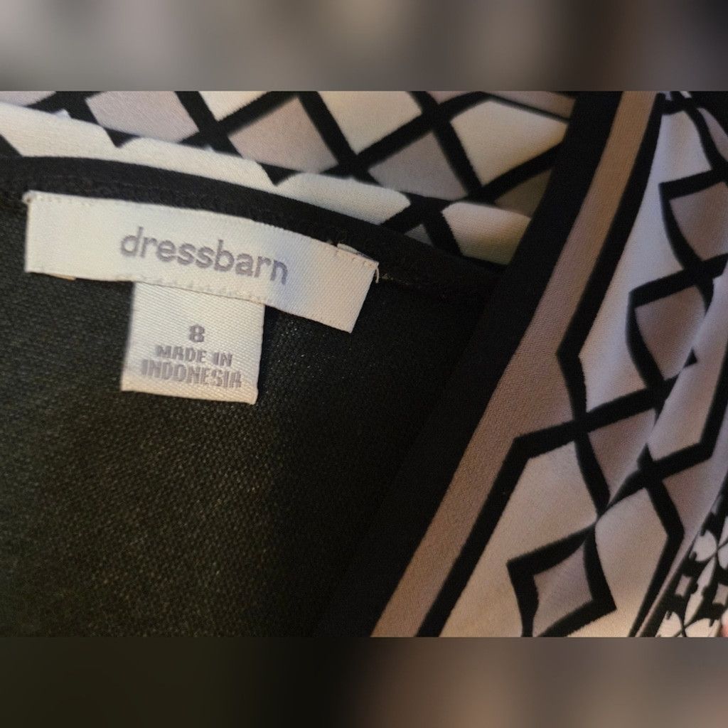 non Y2k Original Vintage Dress Barn Black and White Top Size M / US 6-8 / IT 42-44 - 2 Thumbnail