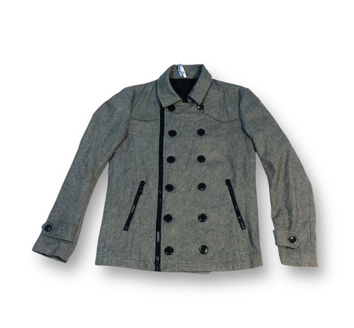 Japanese Brand Semantic Jacket With Zip And Double Buttons (14) Size US M / EU 48-50 / 2 - 1 Thumbnail