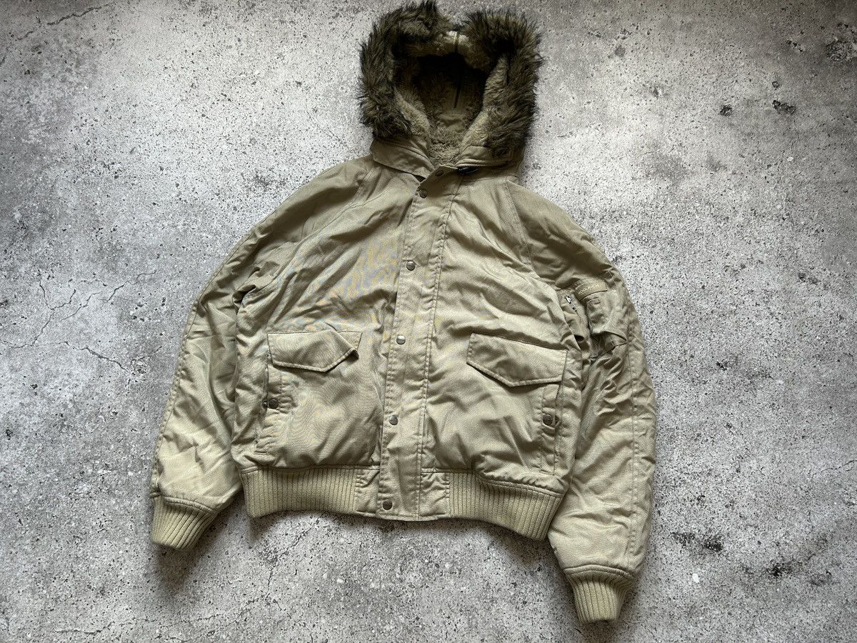 Vintage × Woolrich Woolen Mills Woolrich N-2B Bomber jacket with fur Size US L / EU 52-54 / 3 - 3 Thumbnail