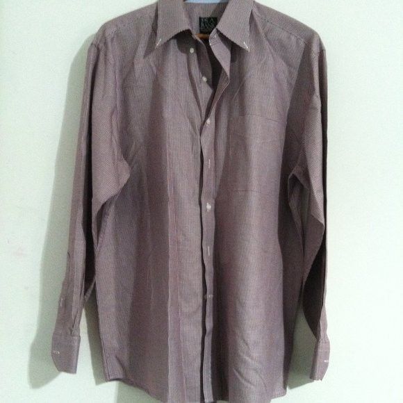 Jos. A. Bank JOS.A.BANK MENS PURPLE 100%COTTON CASUAL SHIRT SIZE: L Size US L / EU 52-54 / 3 - 4 Thumbnail