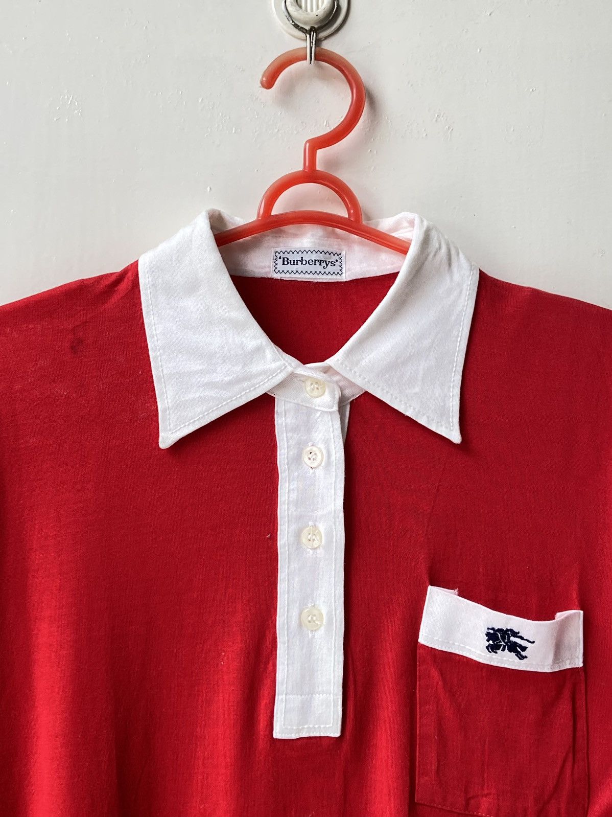 Burberry BURBERRYS Red T-shirt Size US XS / EU 42 / 0 - 4 Thumbnail