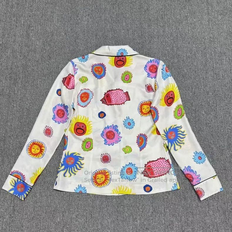 Louis Vuitton Louis Vuitton Yayoi Kusama Cartoon Print Pajama Long Sleev Size XS / US 0-2 / IT 36-38 - 2 Thumbnail