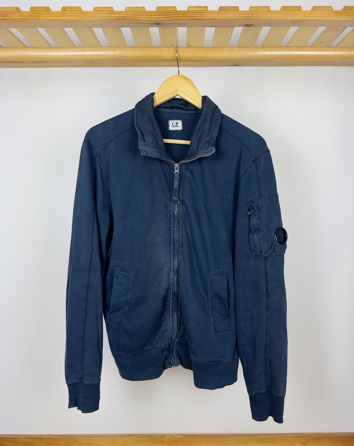 C.P. Company Vintage Distressed CP Company Zip Sweatshirt Size US L / EU 52-54 / 3 - 1 Thumbnail