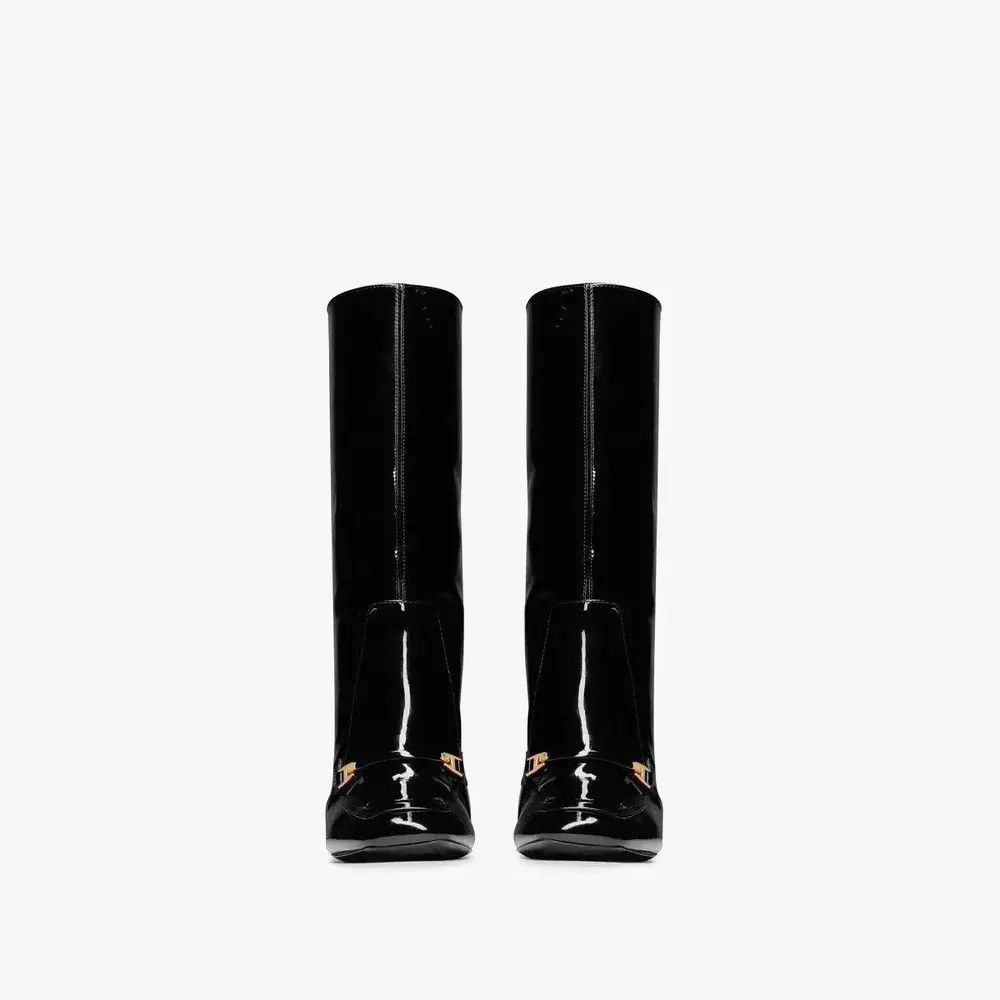 Saint Laurent Paris o1tp1o0125 Camden Boots In Patent Leather in Black Size US 11 / IT 41 - 5 Thumbnail